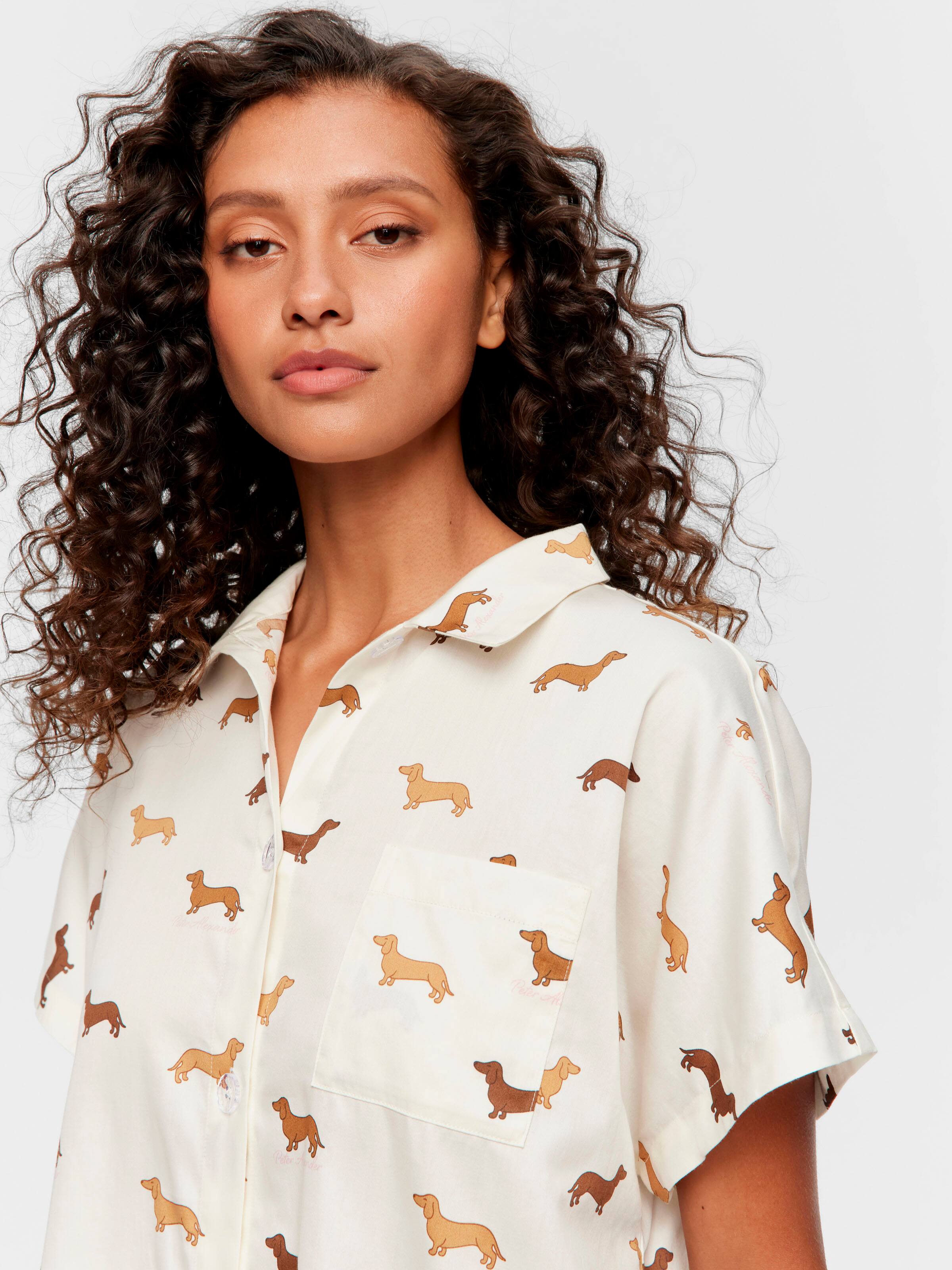 Cream Penny 100% Cotton Boyfriend Nightshirt