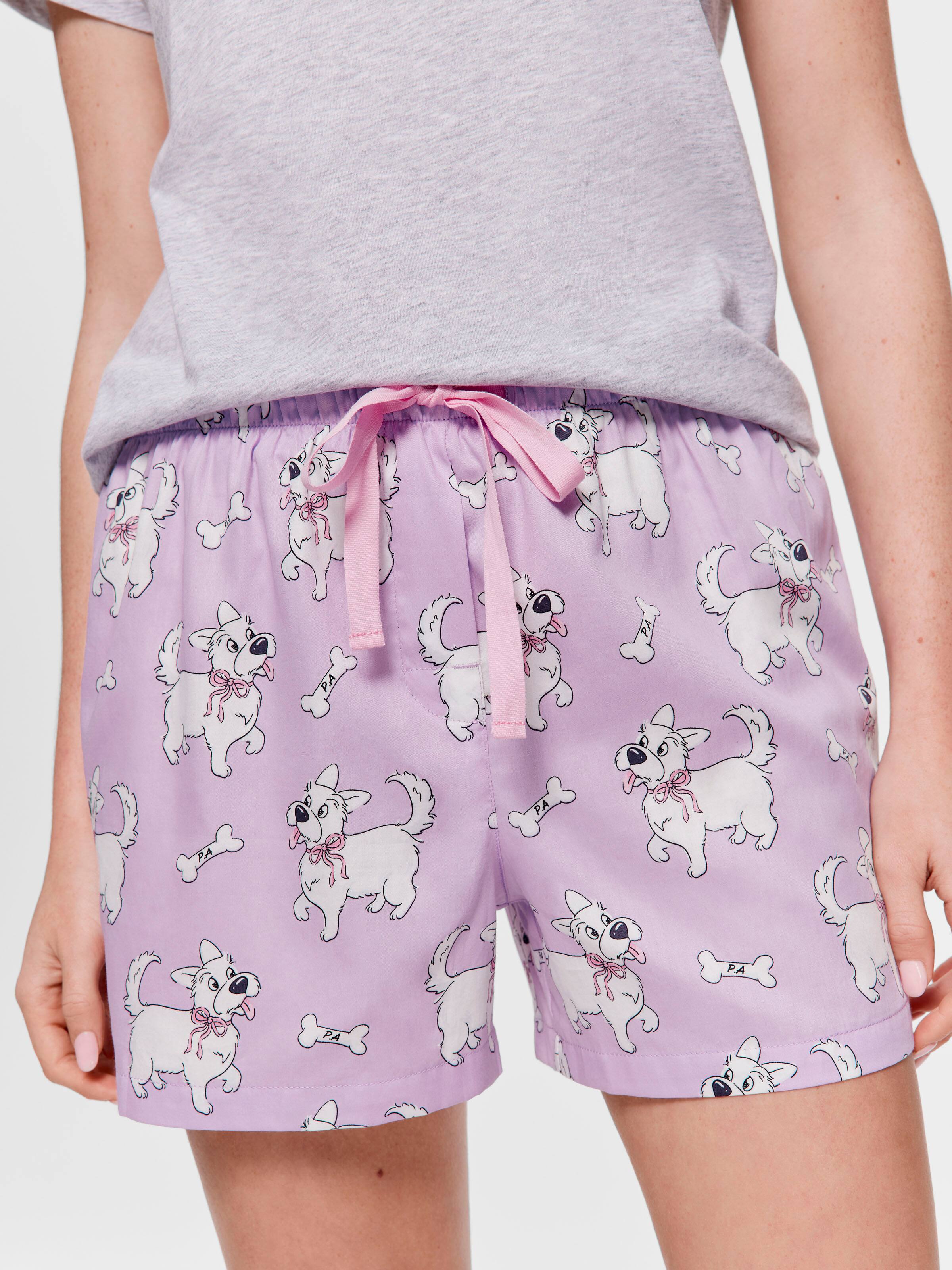 White Terrier 100% Cotton Mid Short