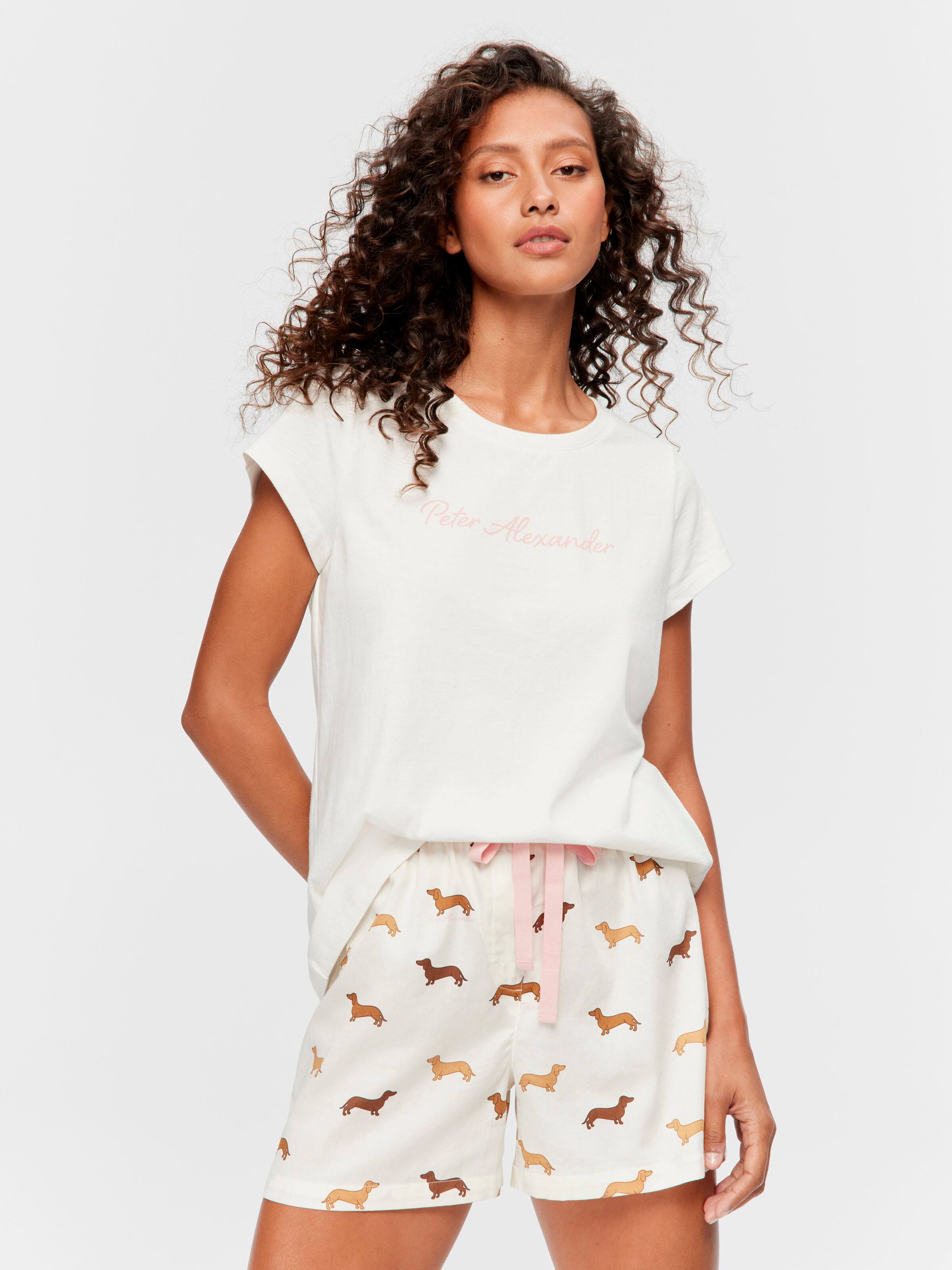 Cream Penny 100% Cotton Mid Short