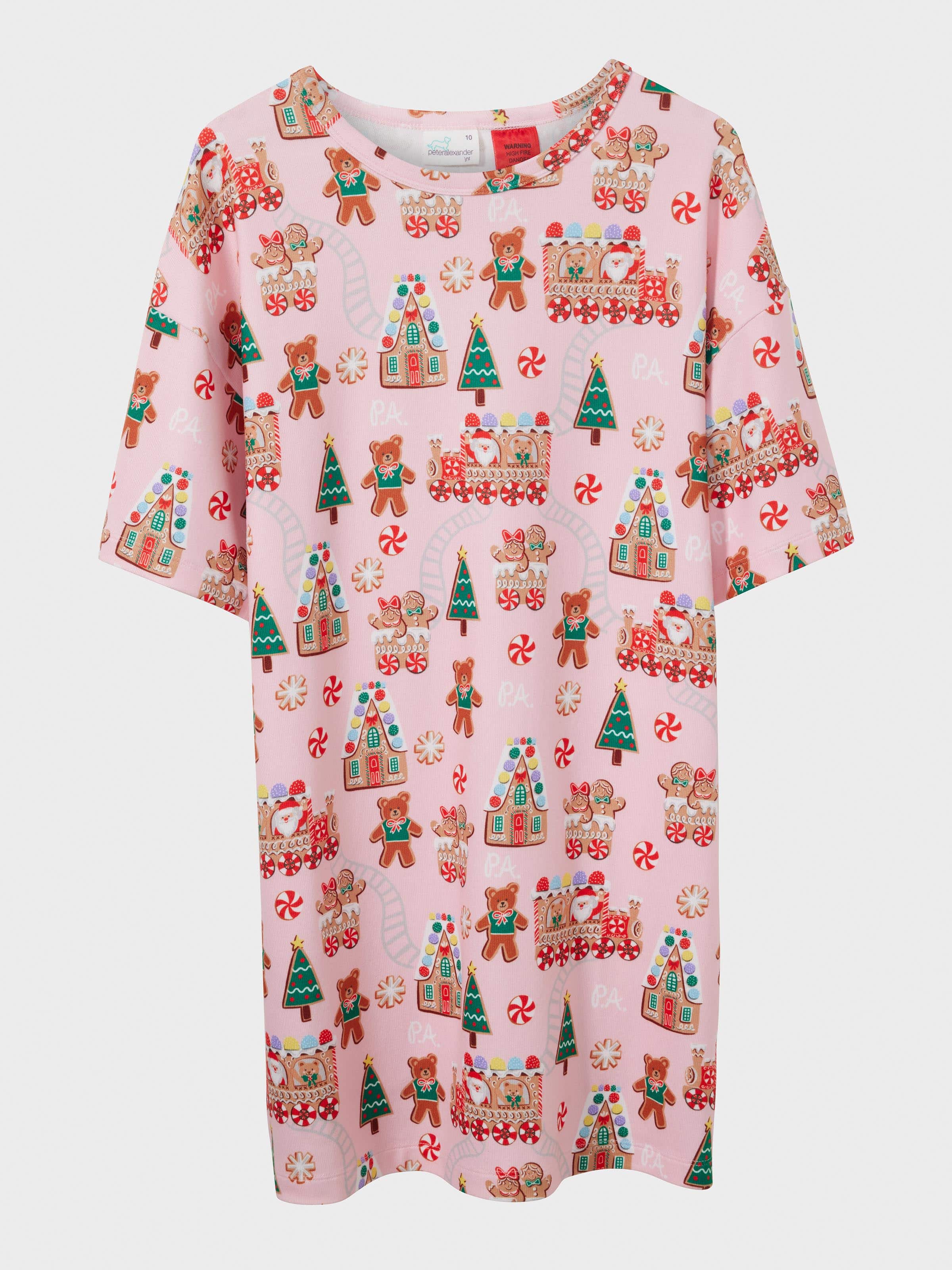 Girls Gingerbread Sleep Tee