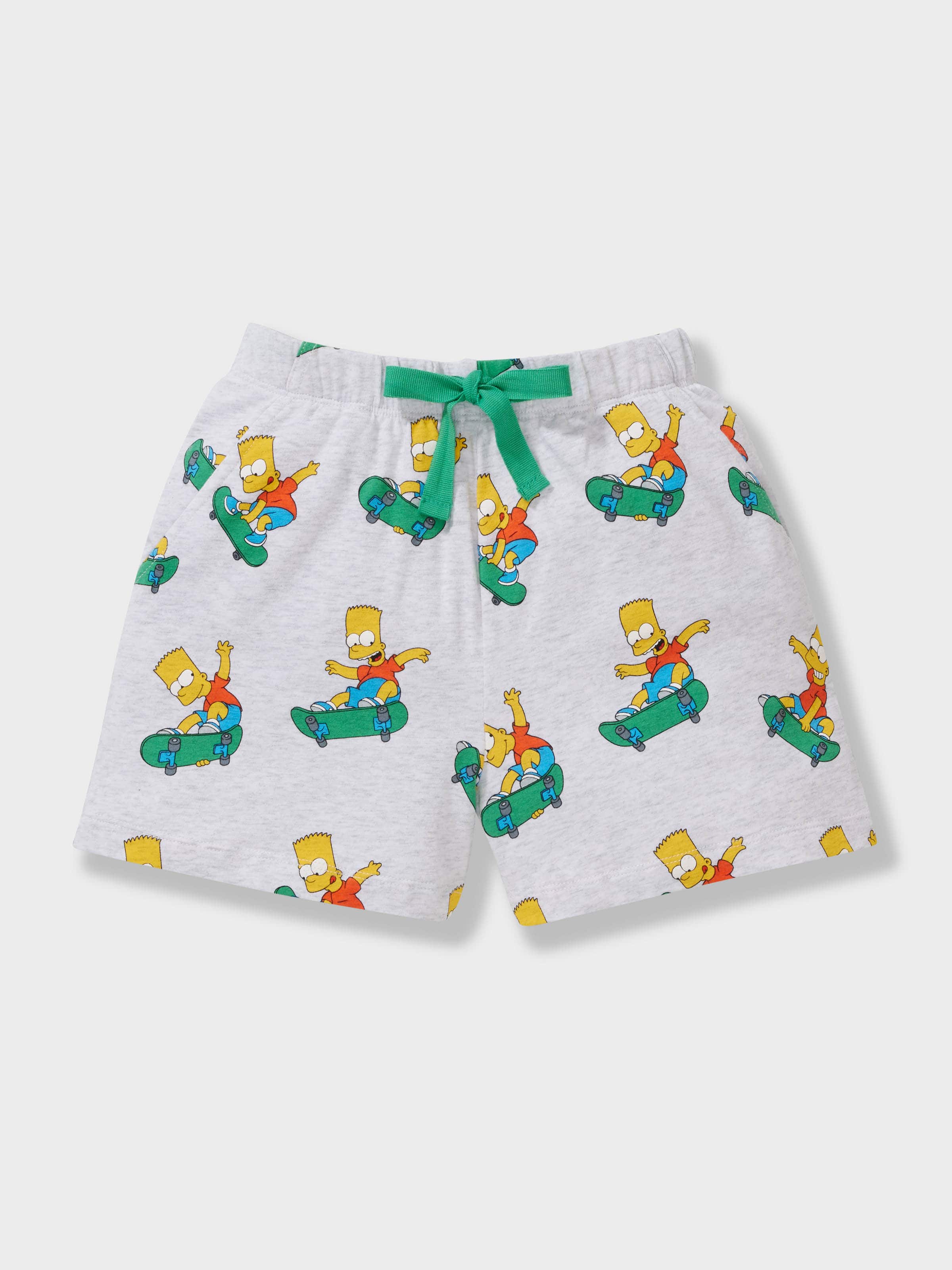 Boys Bart Simpson Short Pj Set