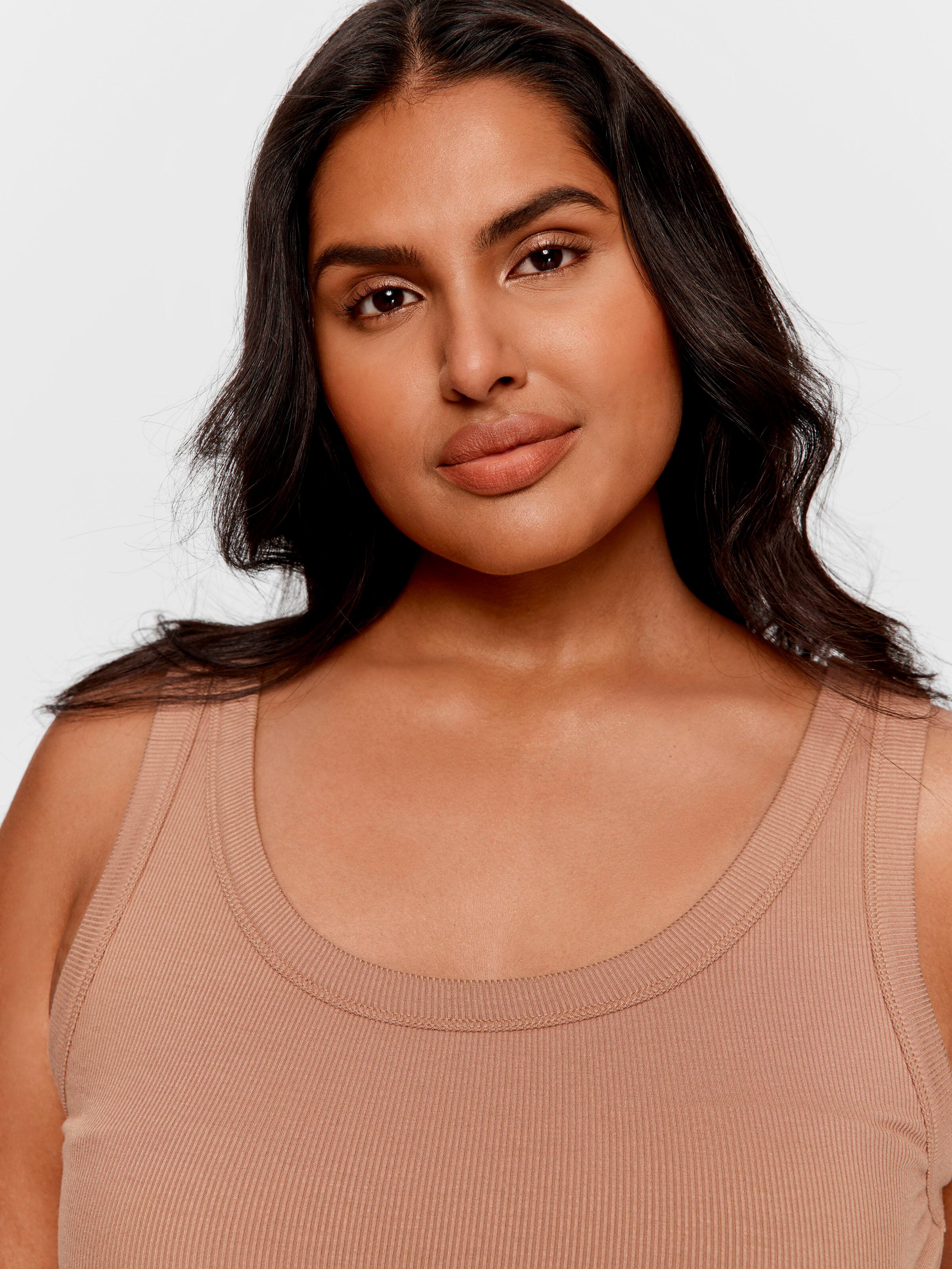 P.A. Plus Caramel Bamboo Rib Tank