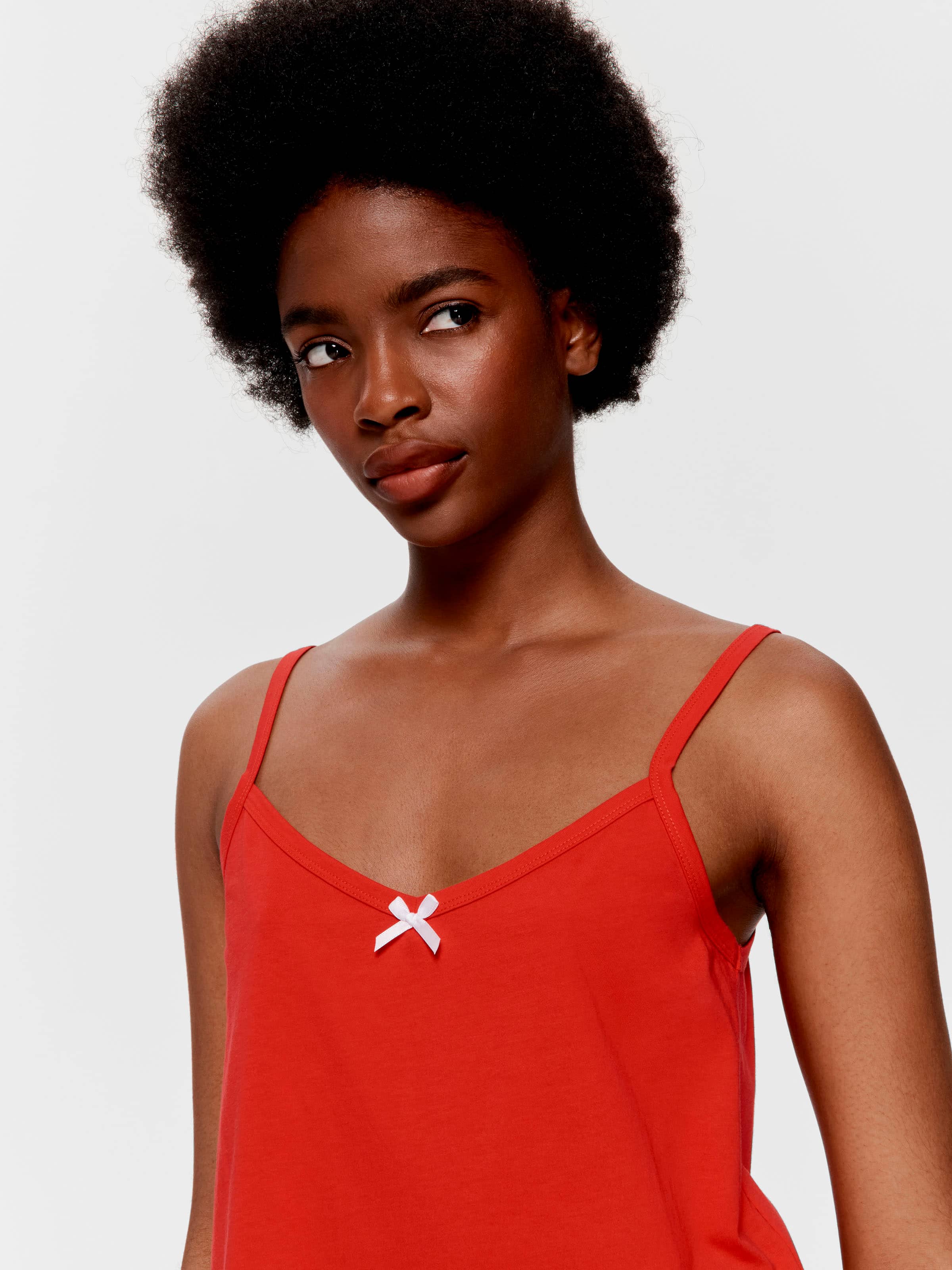 Red 100% Cotton Cami