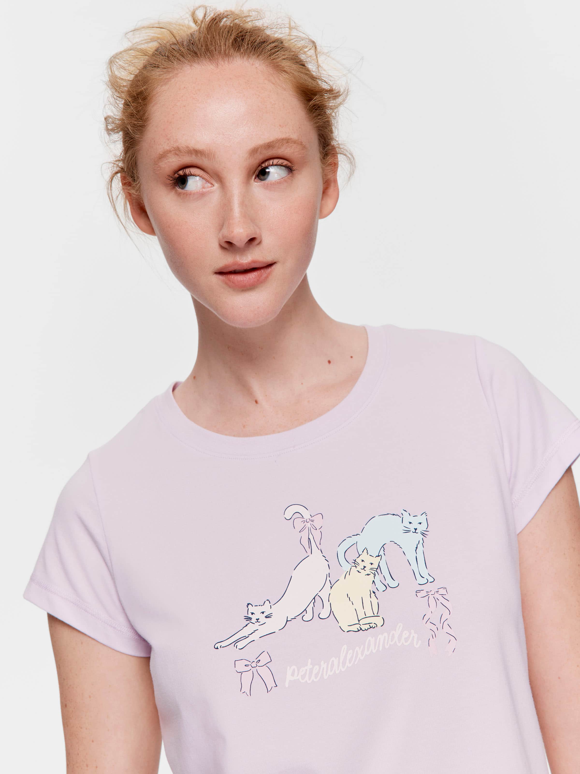 Pastel Cat Tee