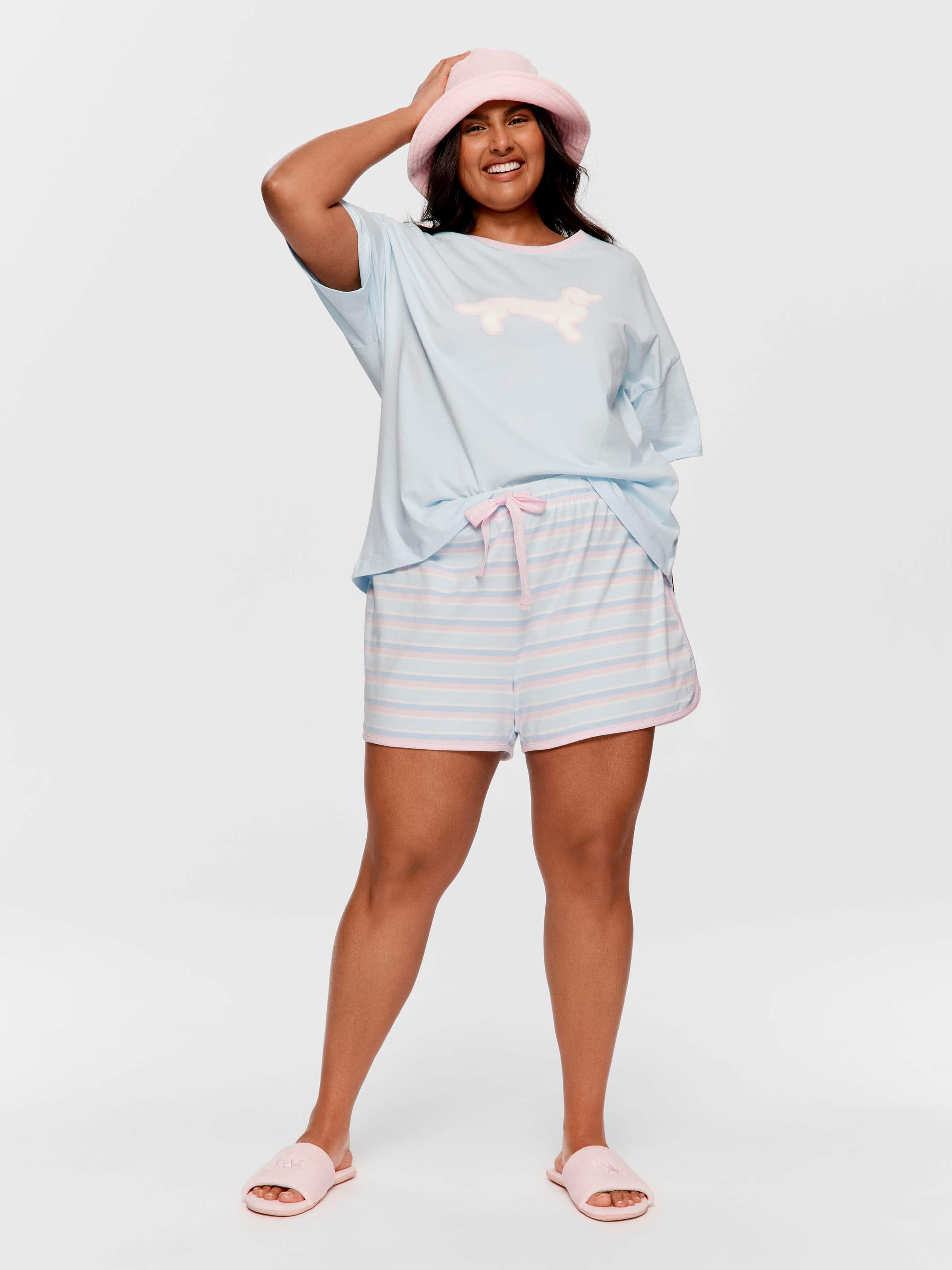 P.A. Plus Multi Stripe Sporty Short