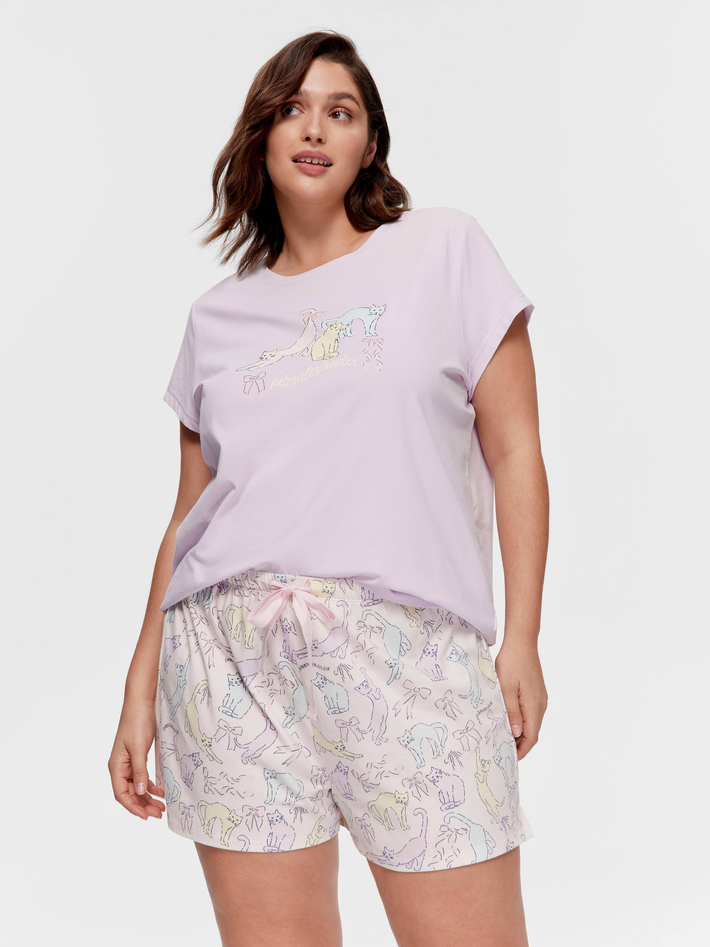 P.A. Plus Pastel Cat Mini Short