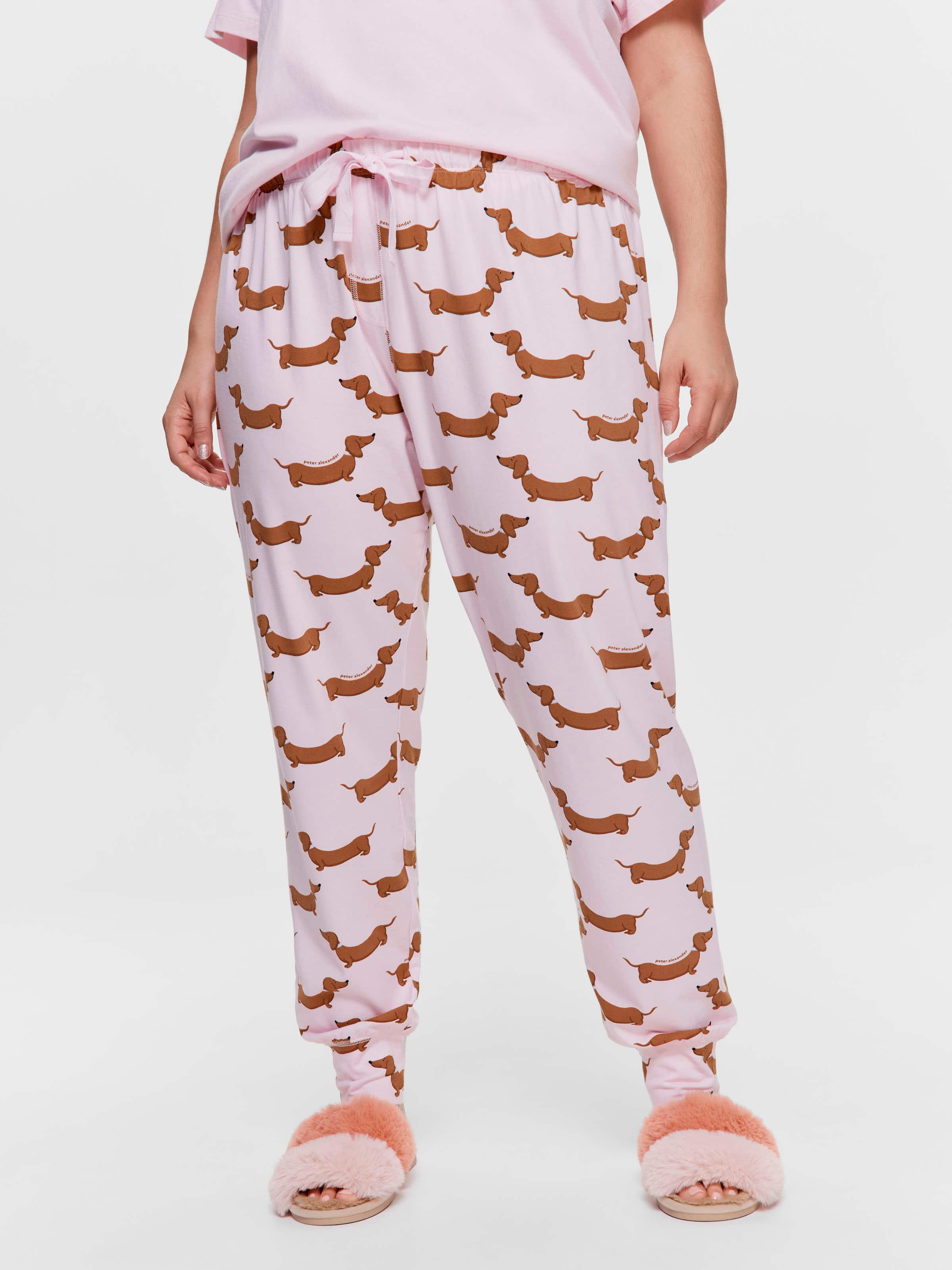 P.A. Plus Pink Penny Dog Easy Pj Pant