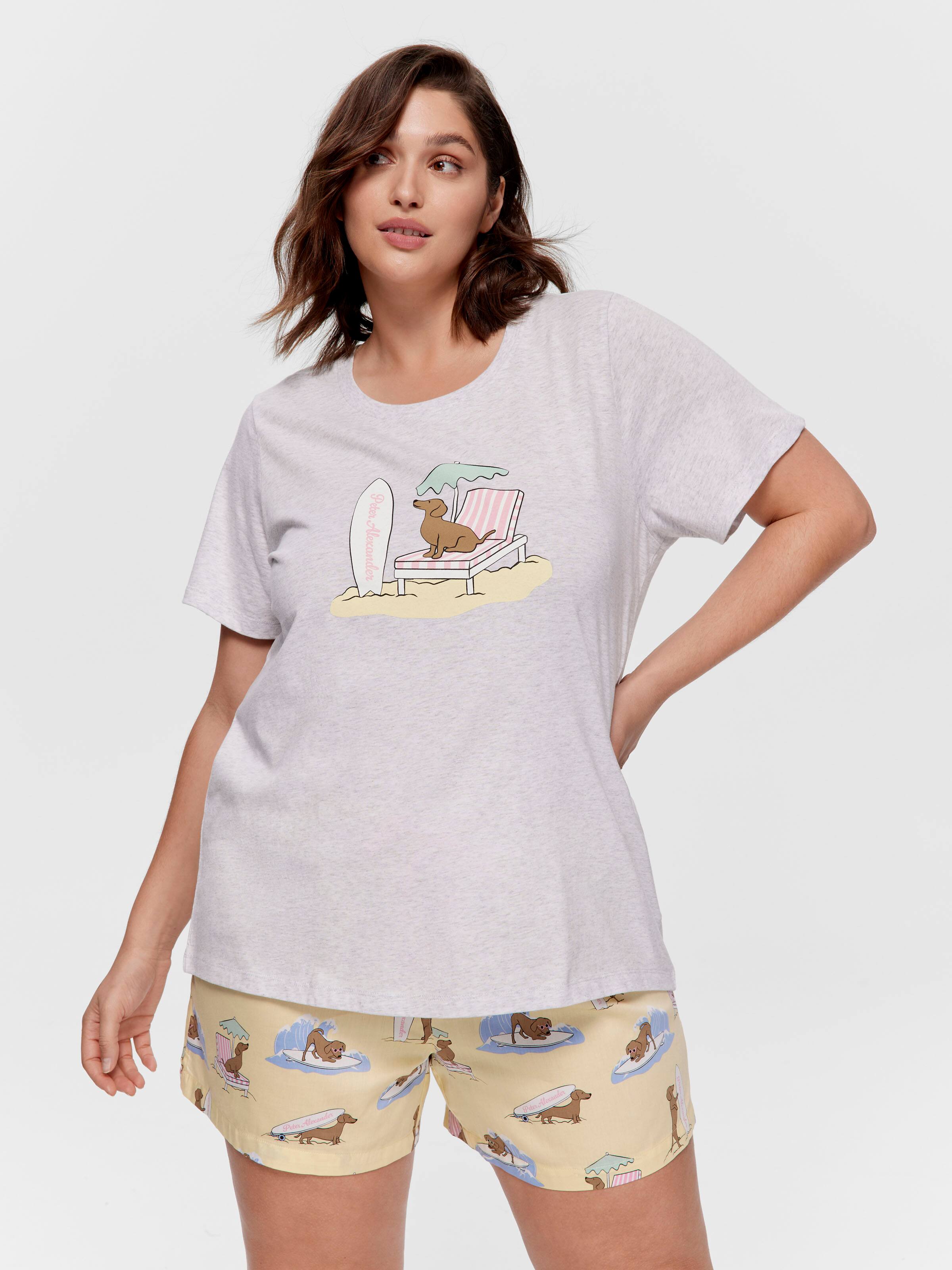 P.A. Plus Beach Penny 100% Cotton Boyfriend Tee