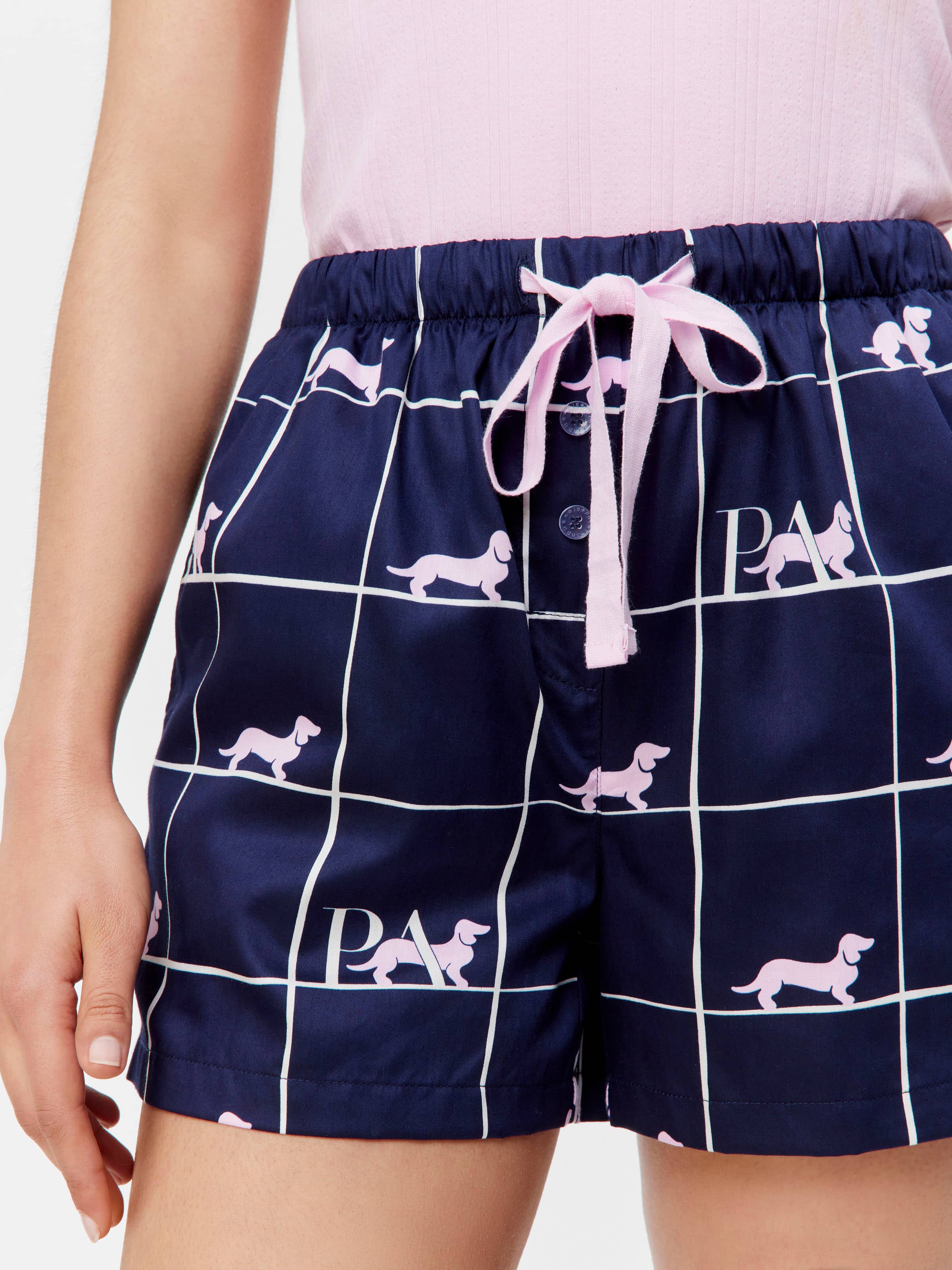 Bedtime Stories Logo 100% Cotton Mid Short