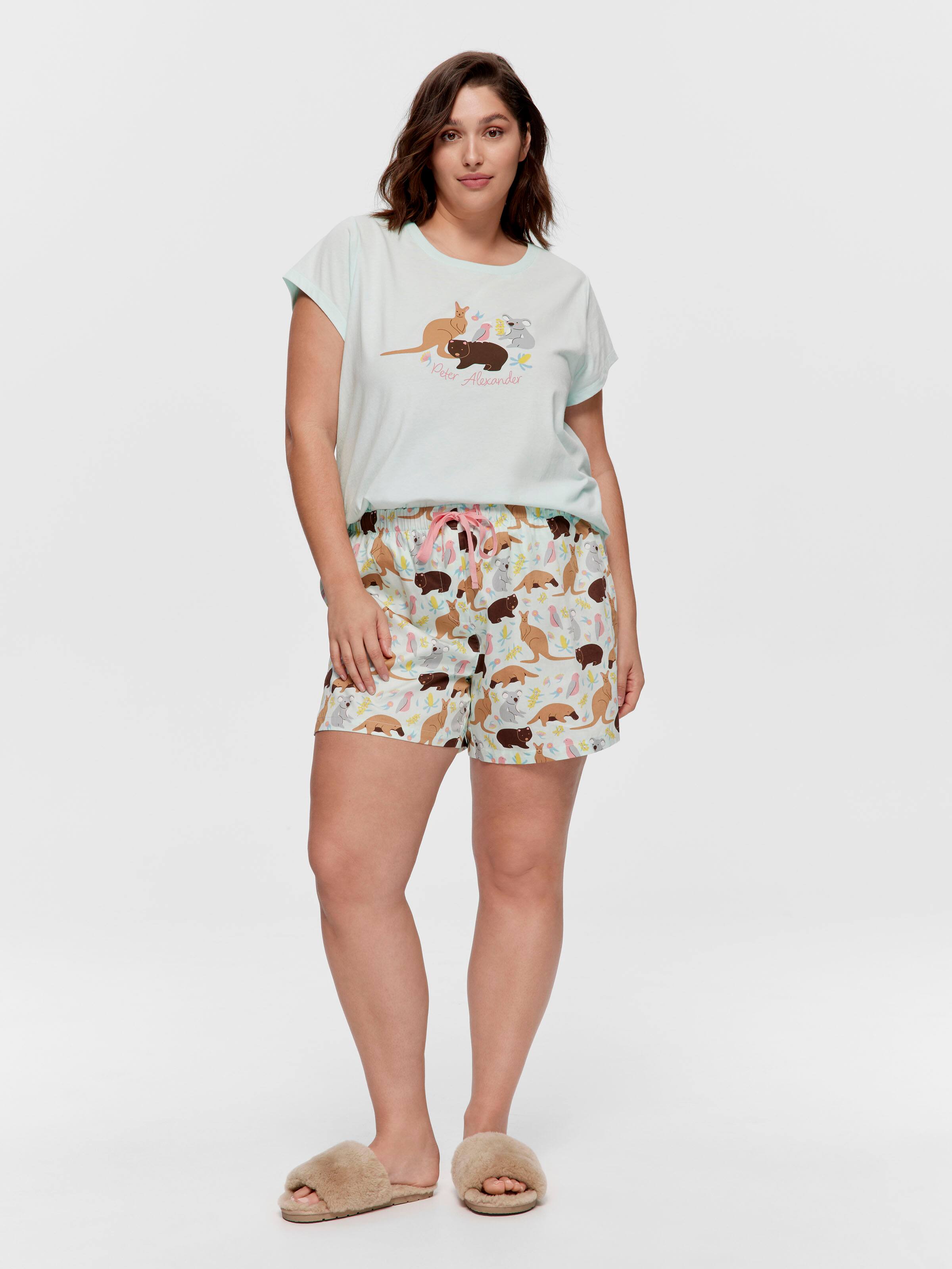 P.A. Plus Australian Animals 100% Cotton Mid Short