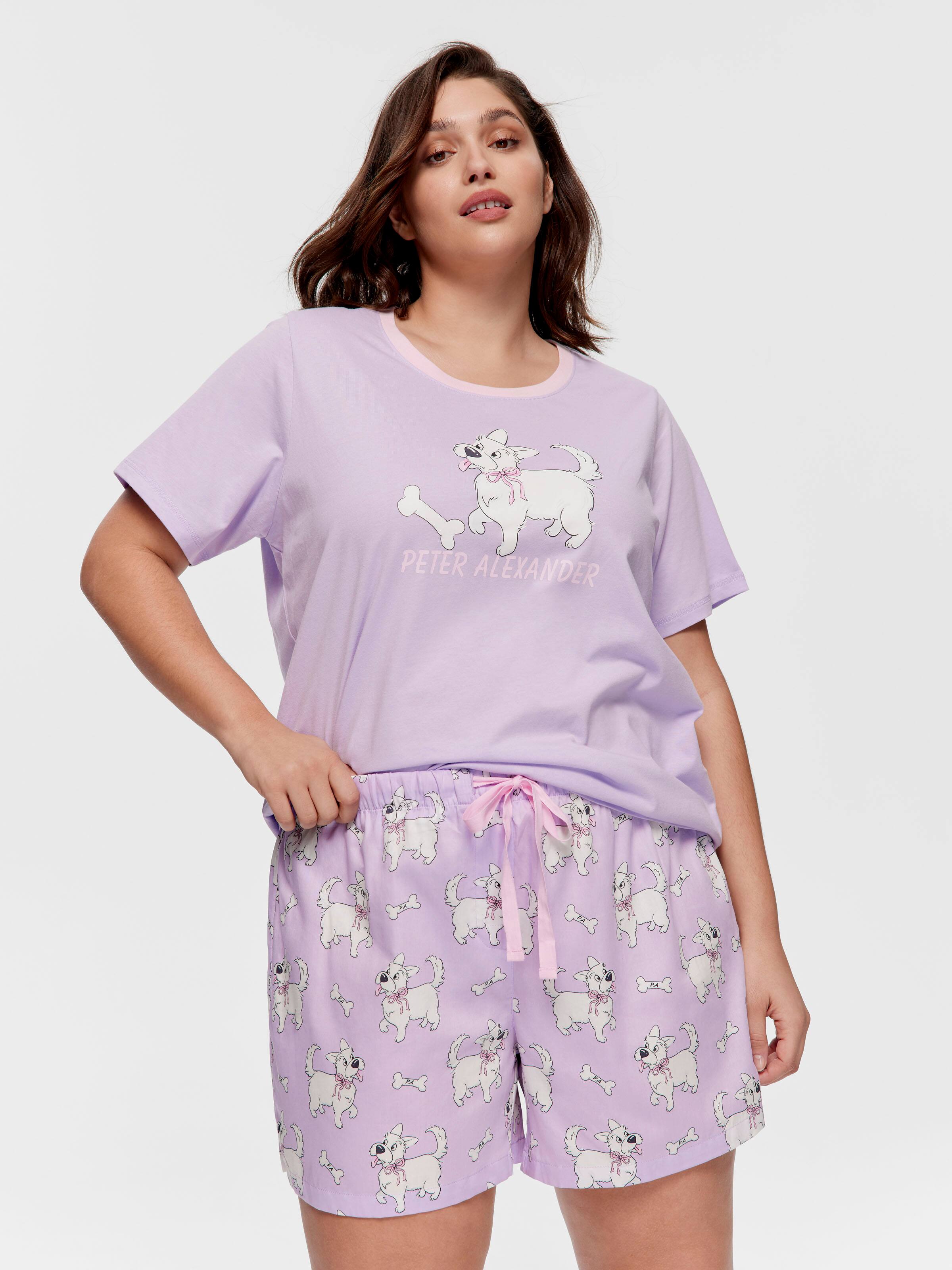 P.A. Plus White Terrier 100% Cotton Mid Short