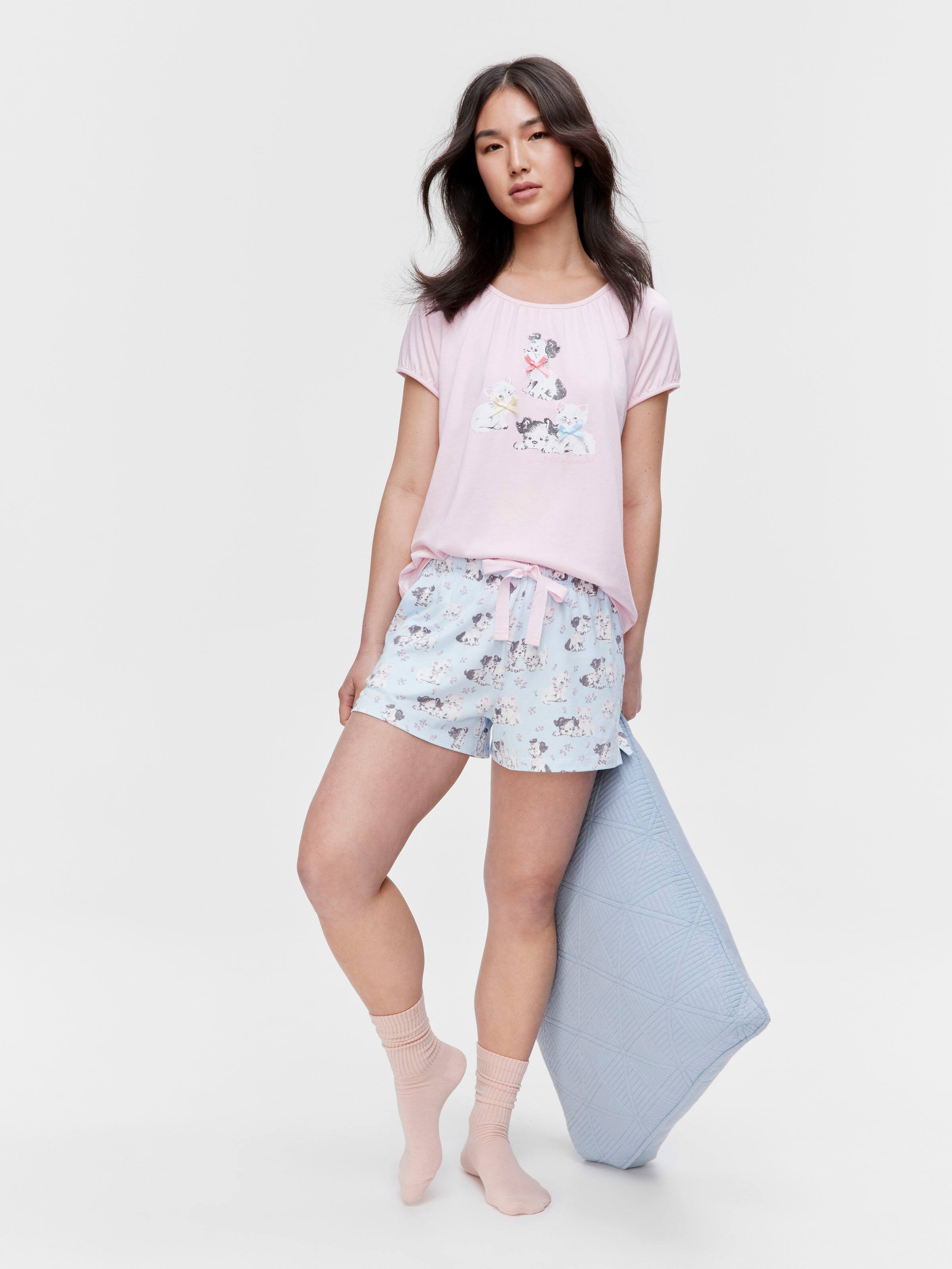 Vintage Bow Animals Mini Short