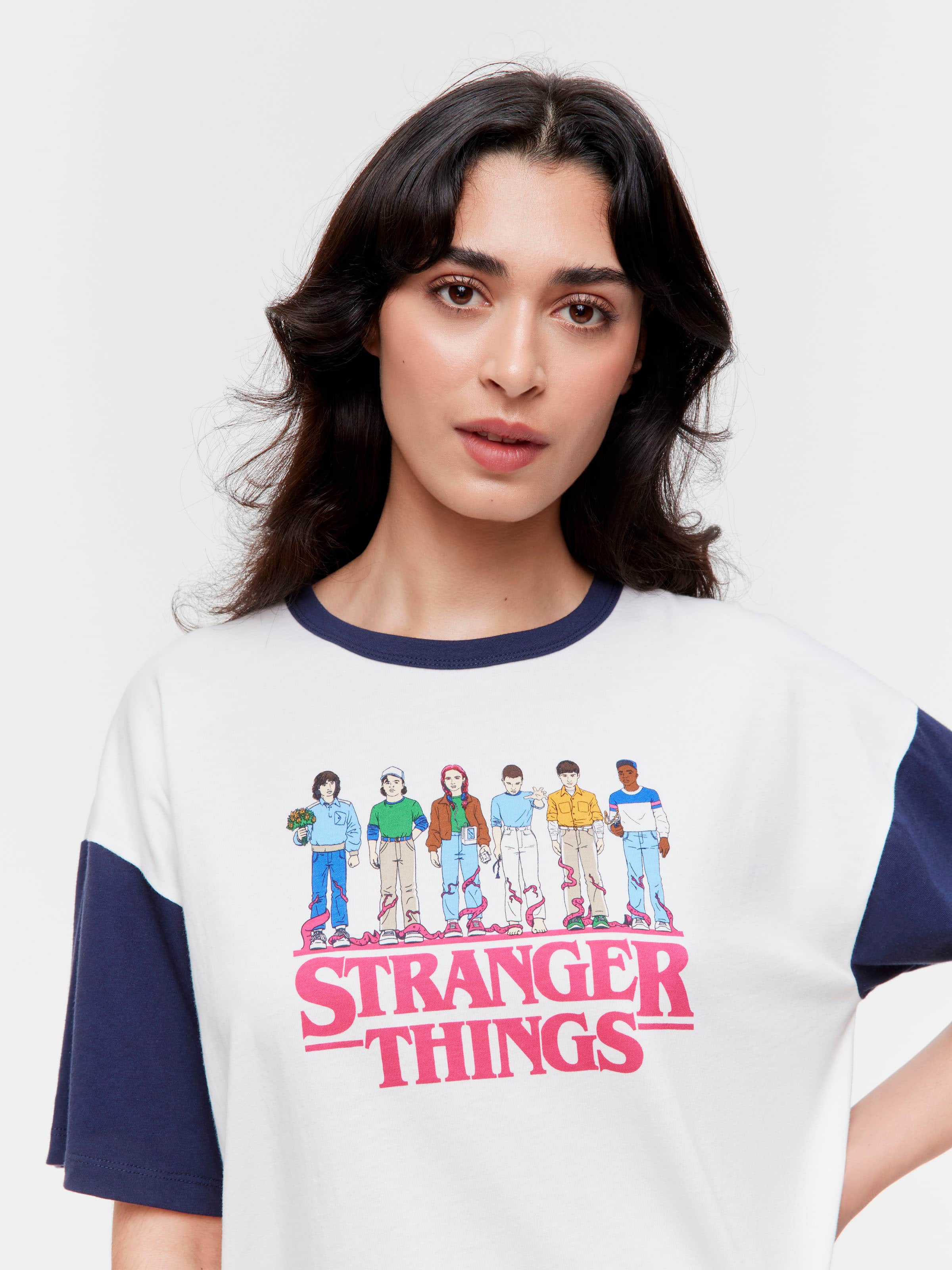 Stranger Things 100% Cotton Oversized Tee