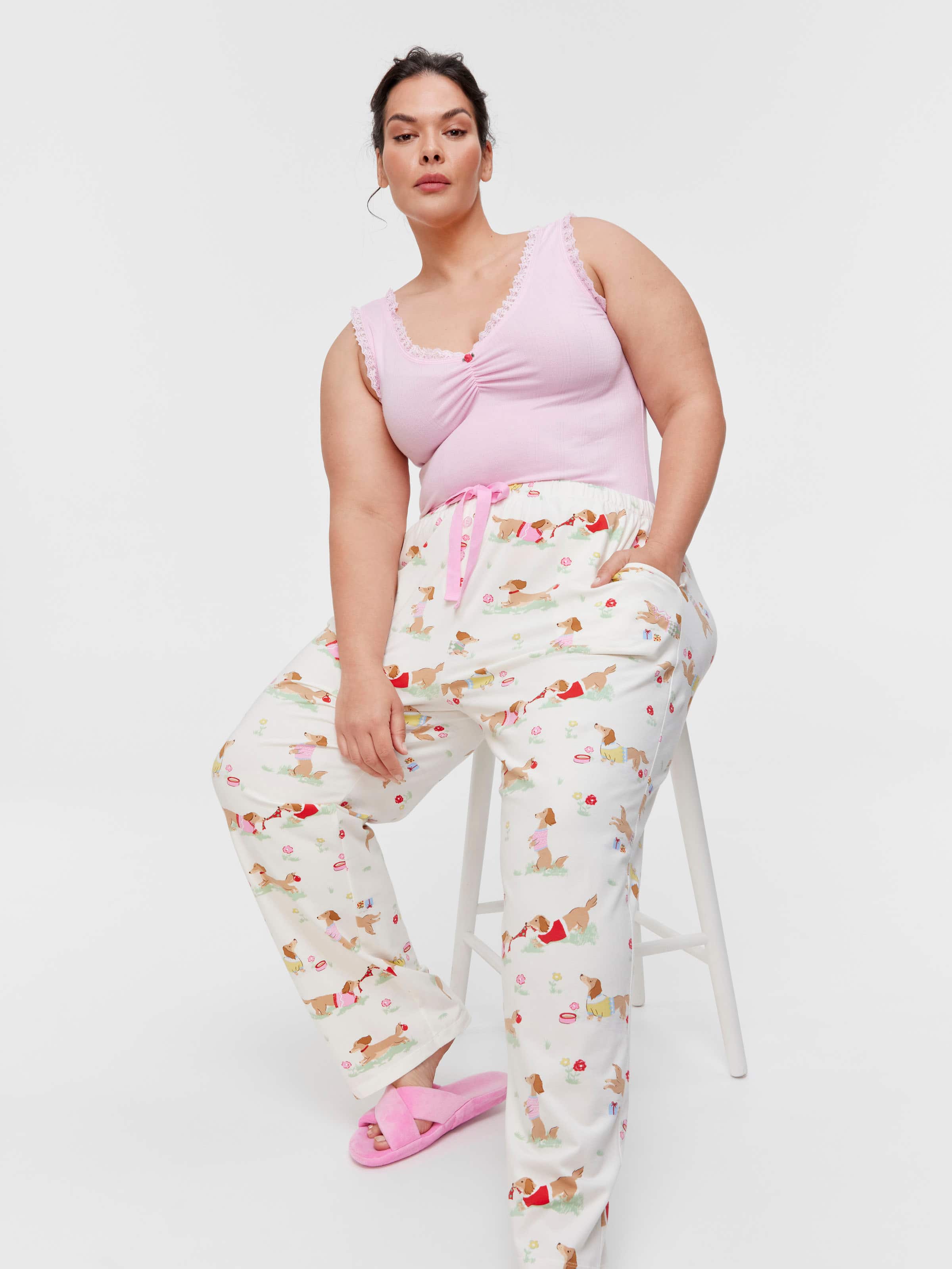 P.A. Plus Pretty Penny Straight Leg Pj Pant