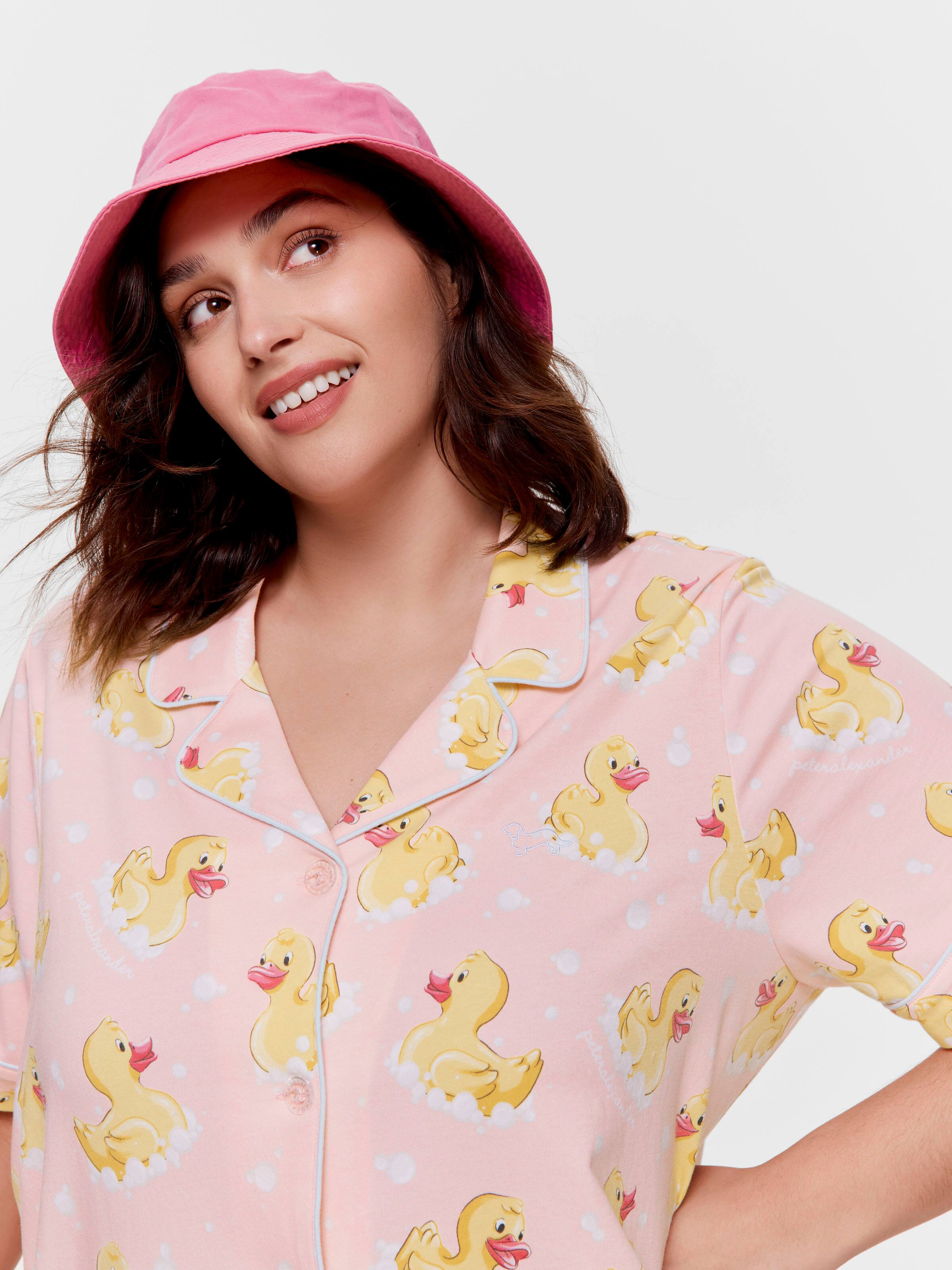 P.A. Plus Rubber Duck Shortie Pj Set