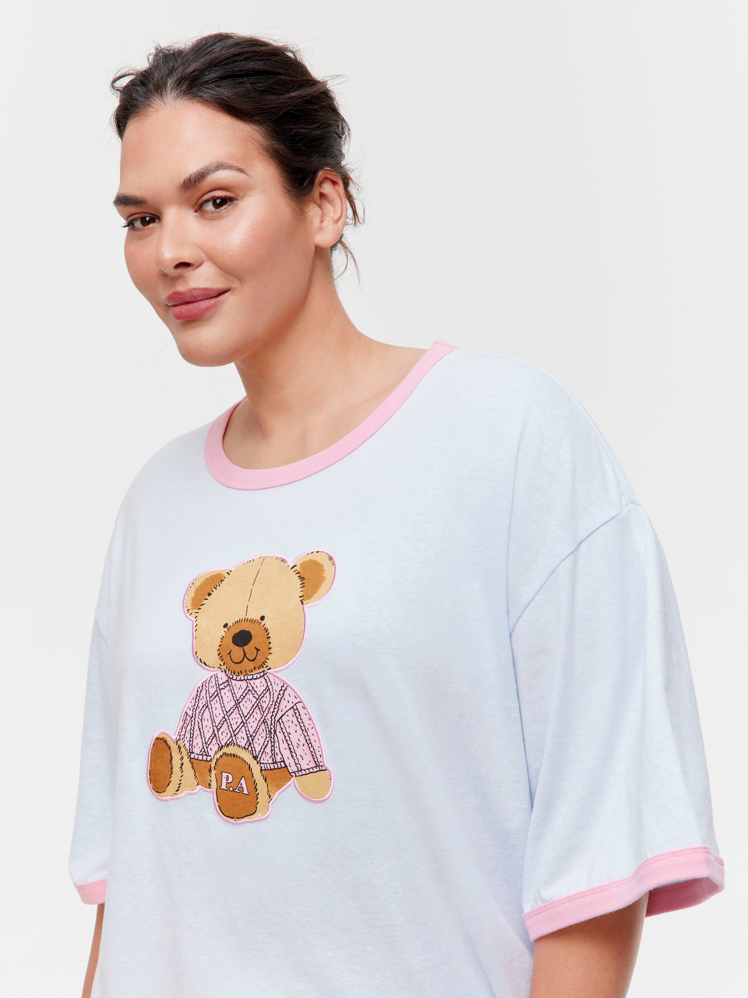 P.A. Plus Sweater Teddy Bear Oversized Tee