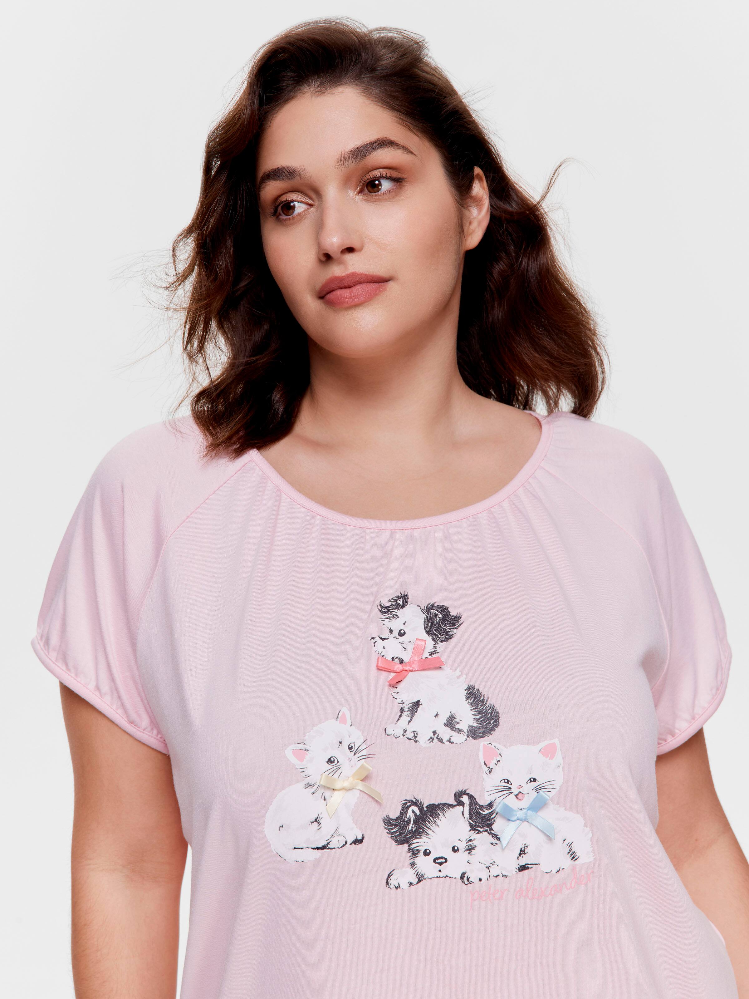 P.A. Plus Vintage Bow Animals Fashion Tee