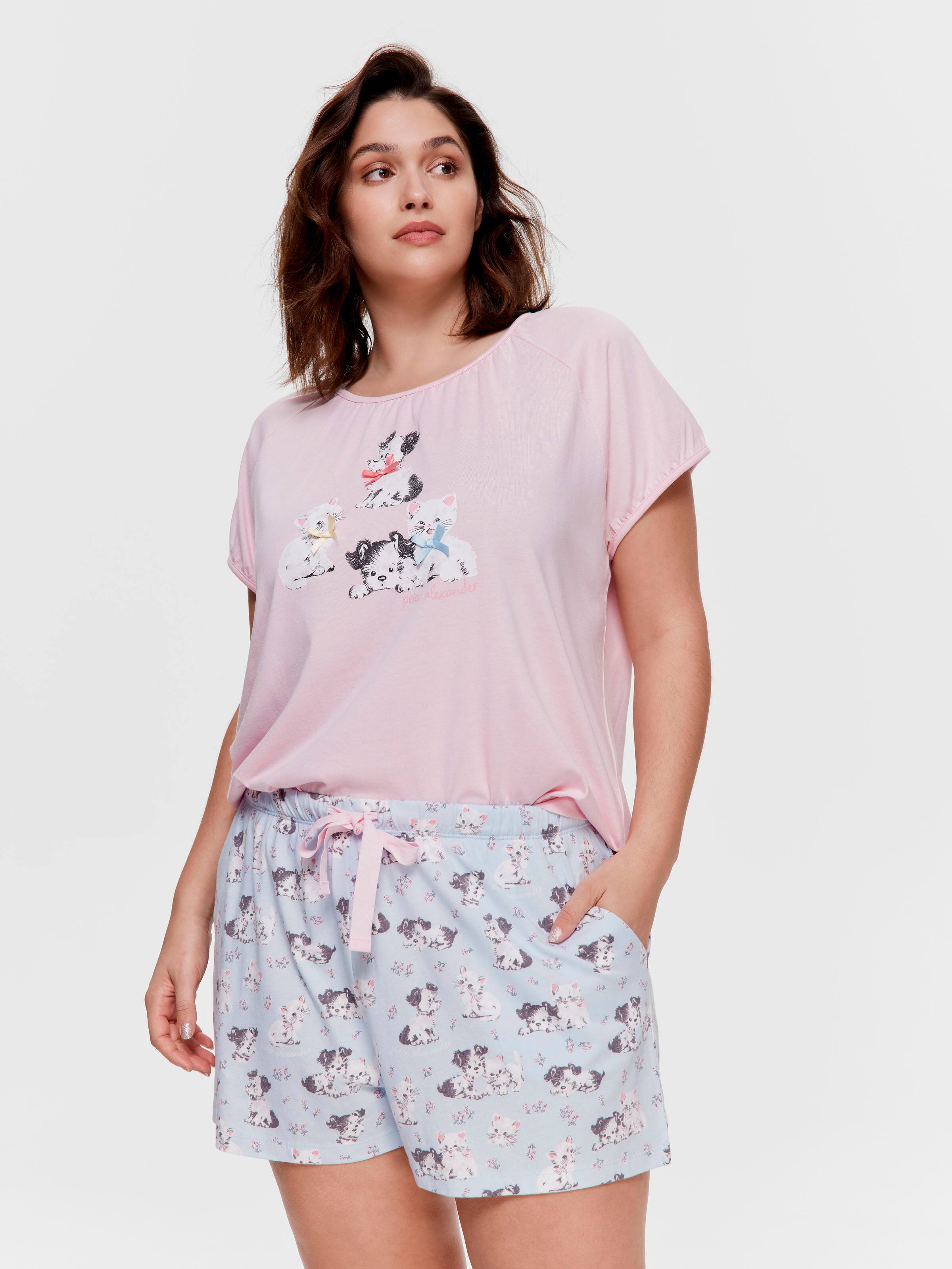 P.A. Plus Vintage Bow Animals Mini Short