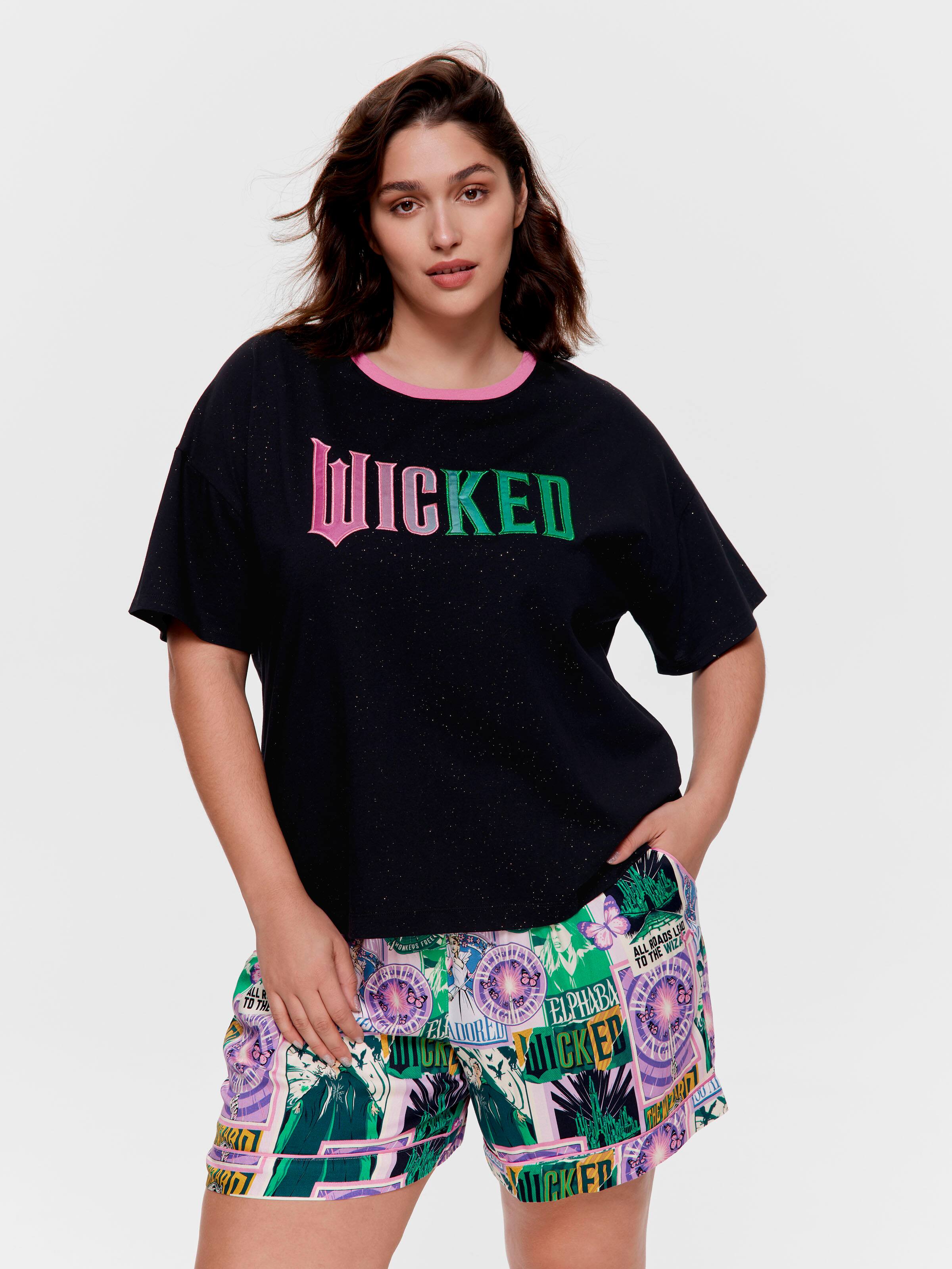P.A. Plus Wicked Glitter 100% Cotton Tee