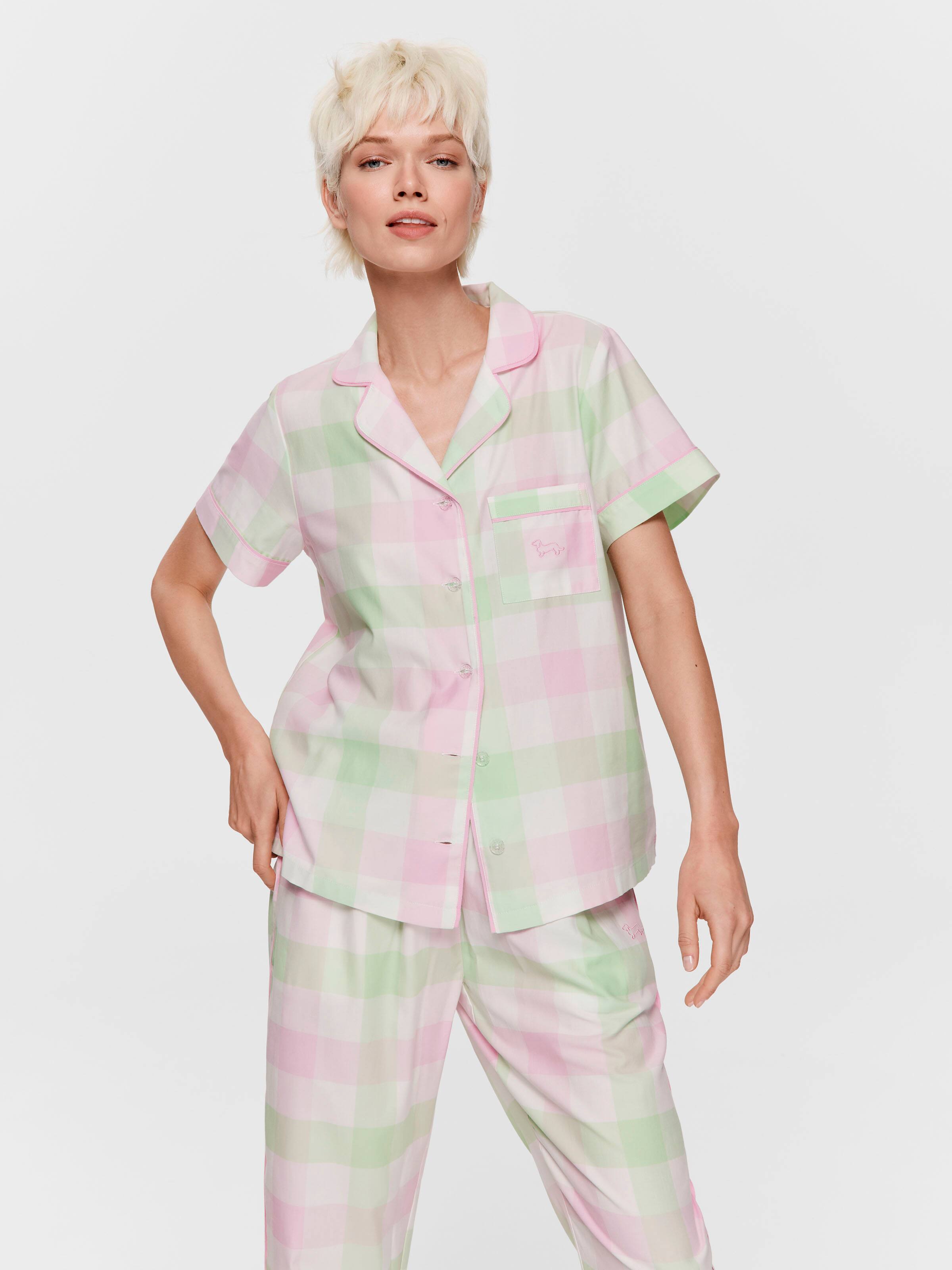 Buffalo Check 100% Cotton Short Sleeve Shirt