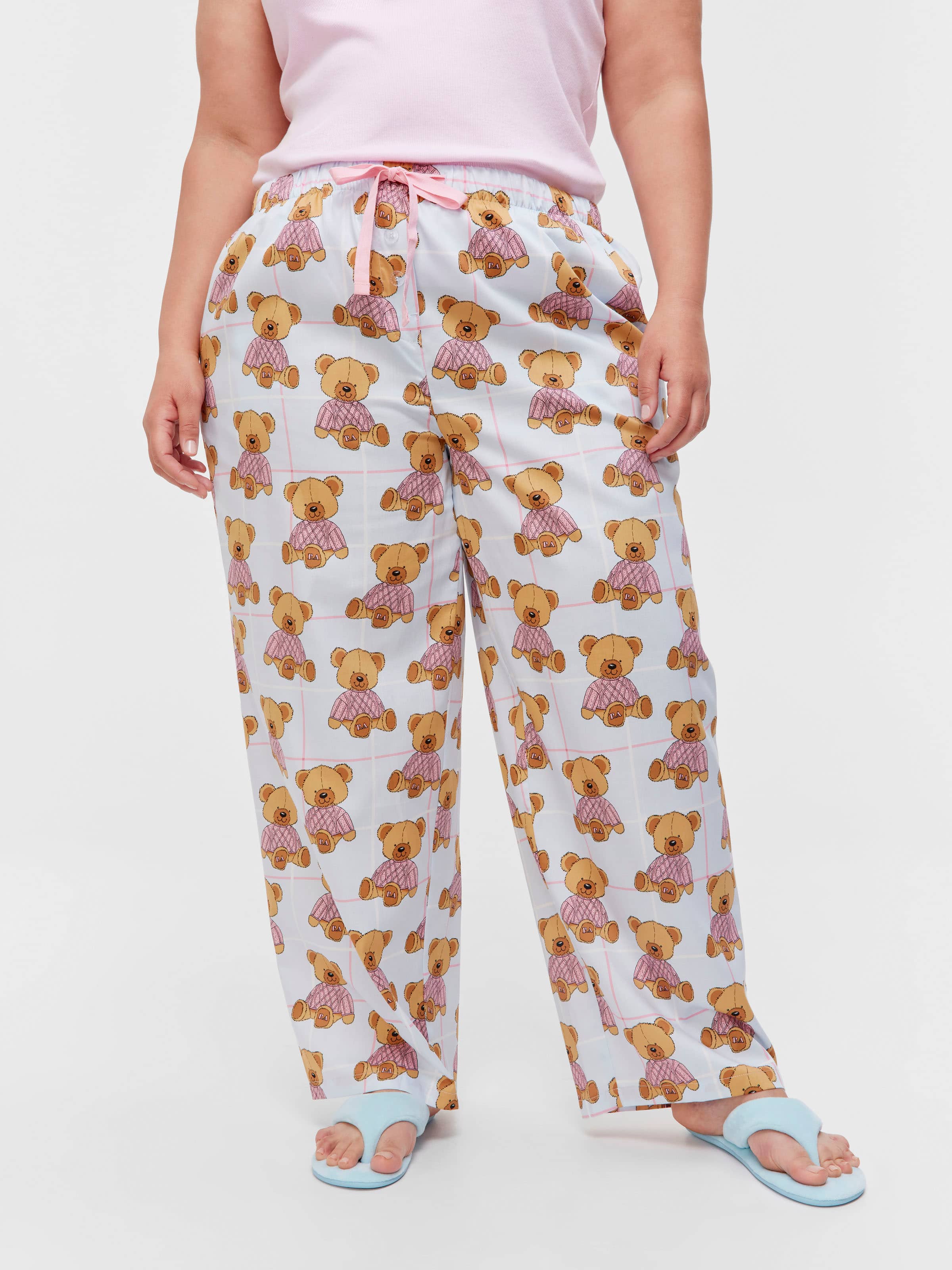 P.A. Plus Sweater Teddy Bear 100% Cotton Classic Pj Pant