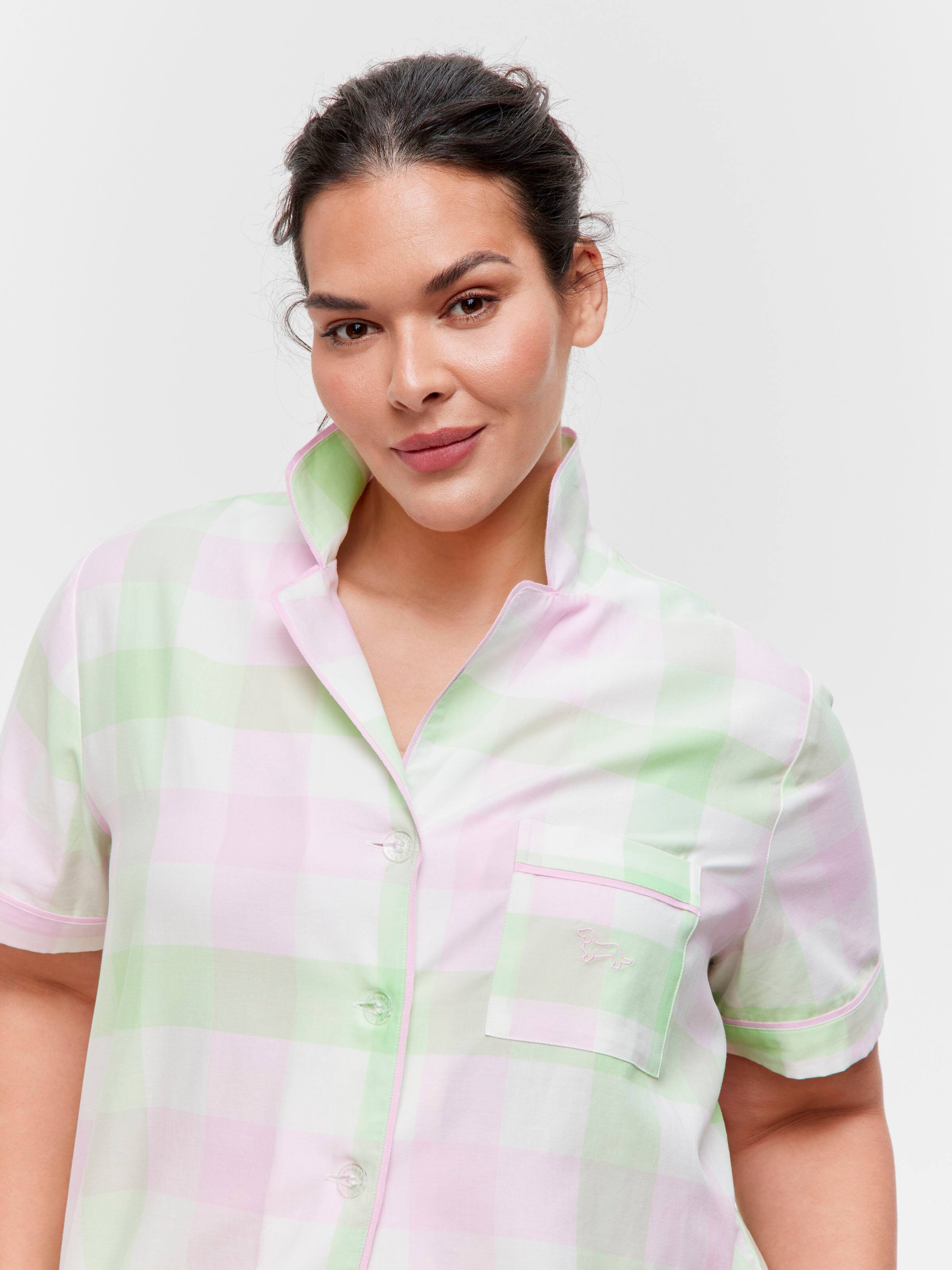 P.A. Plus Buffalo Check 100% Cotton Short Sleeve Shirt