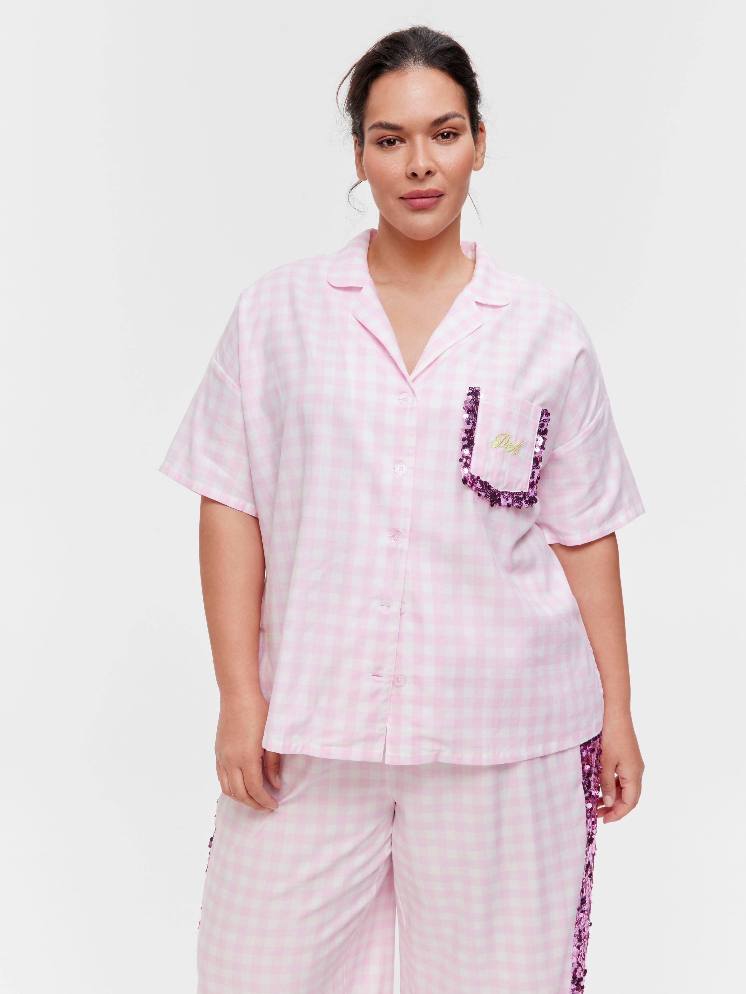 P.A. Plus Peter's Pink Gingham Fashion Shirt