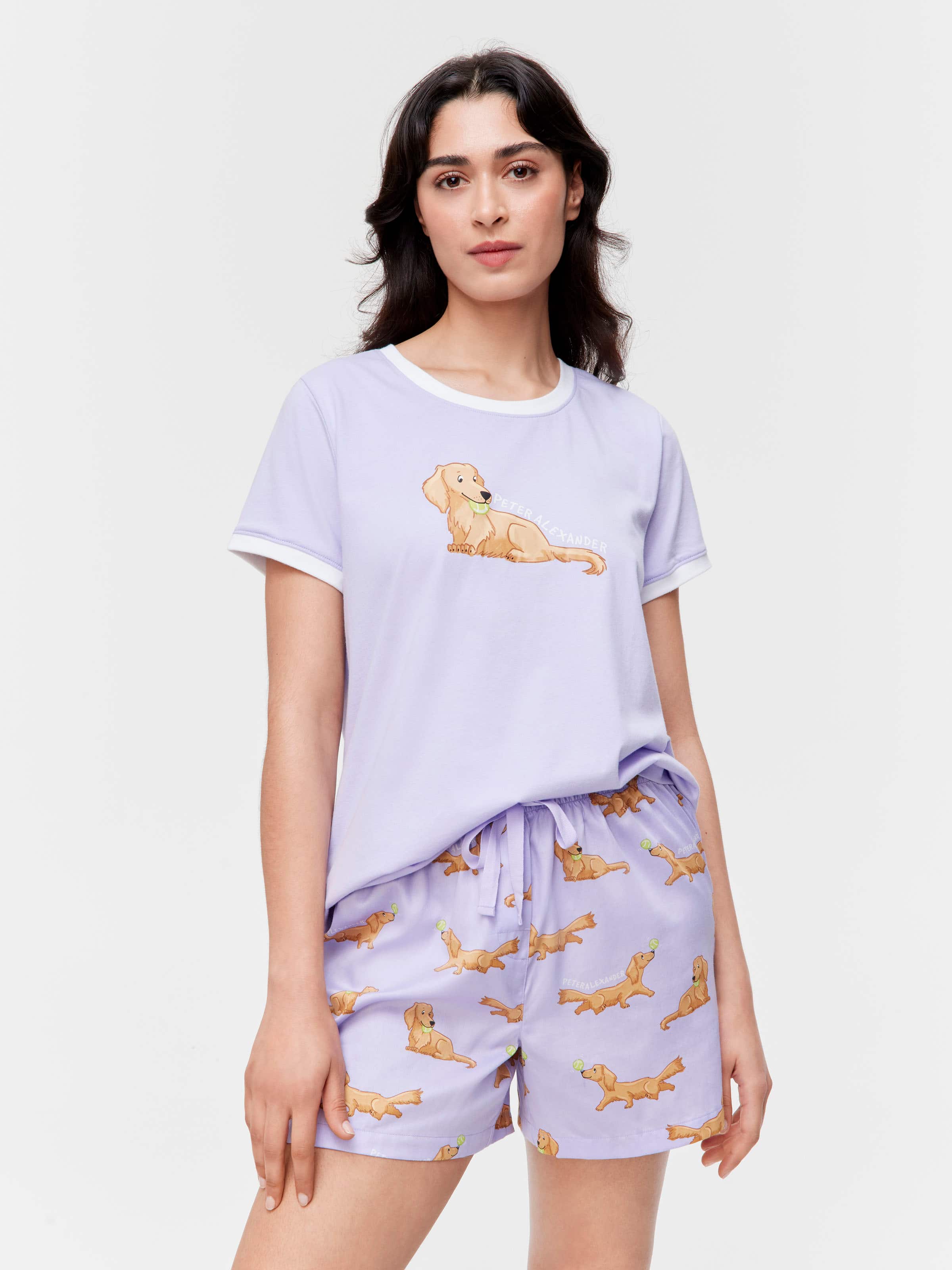 Tennis Penny 100% Cotton Shortie Pj Set