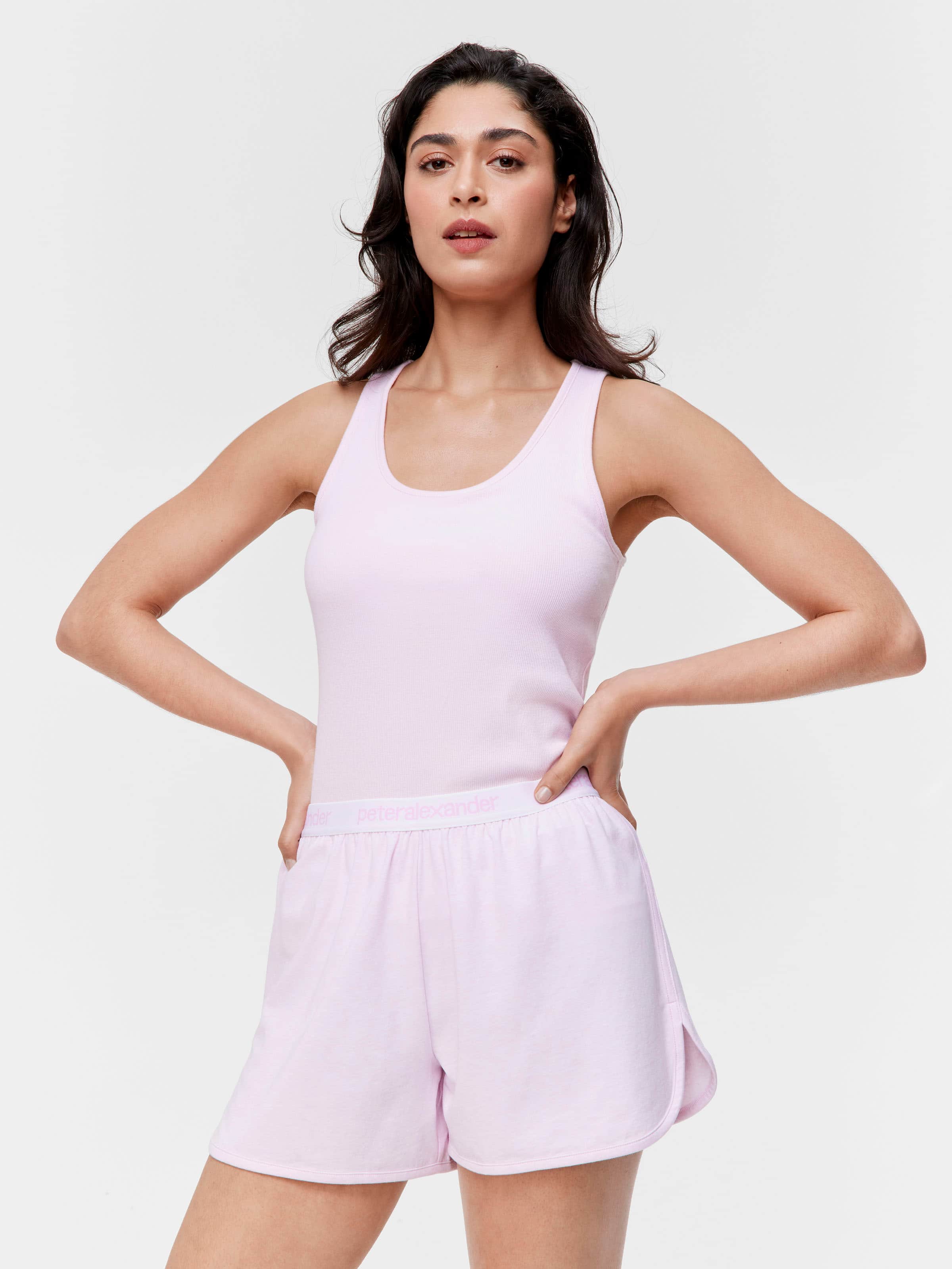 Soft Pink Sporty Short