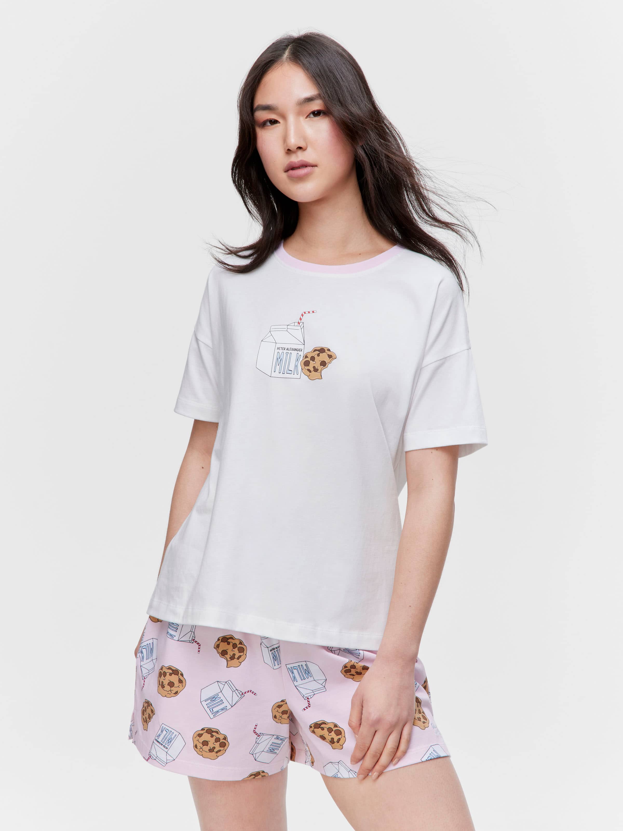 Milk And Cookies 100% Cotton Tee