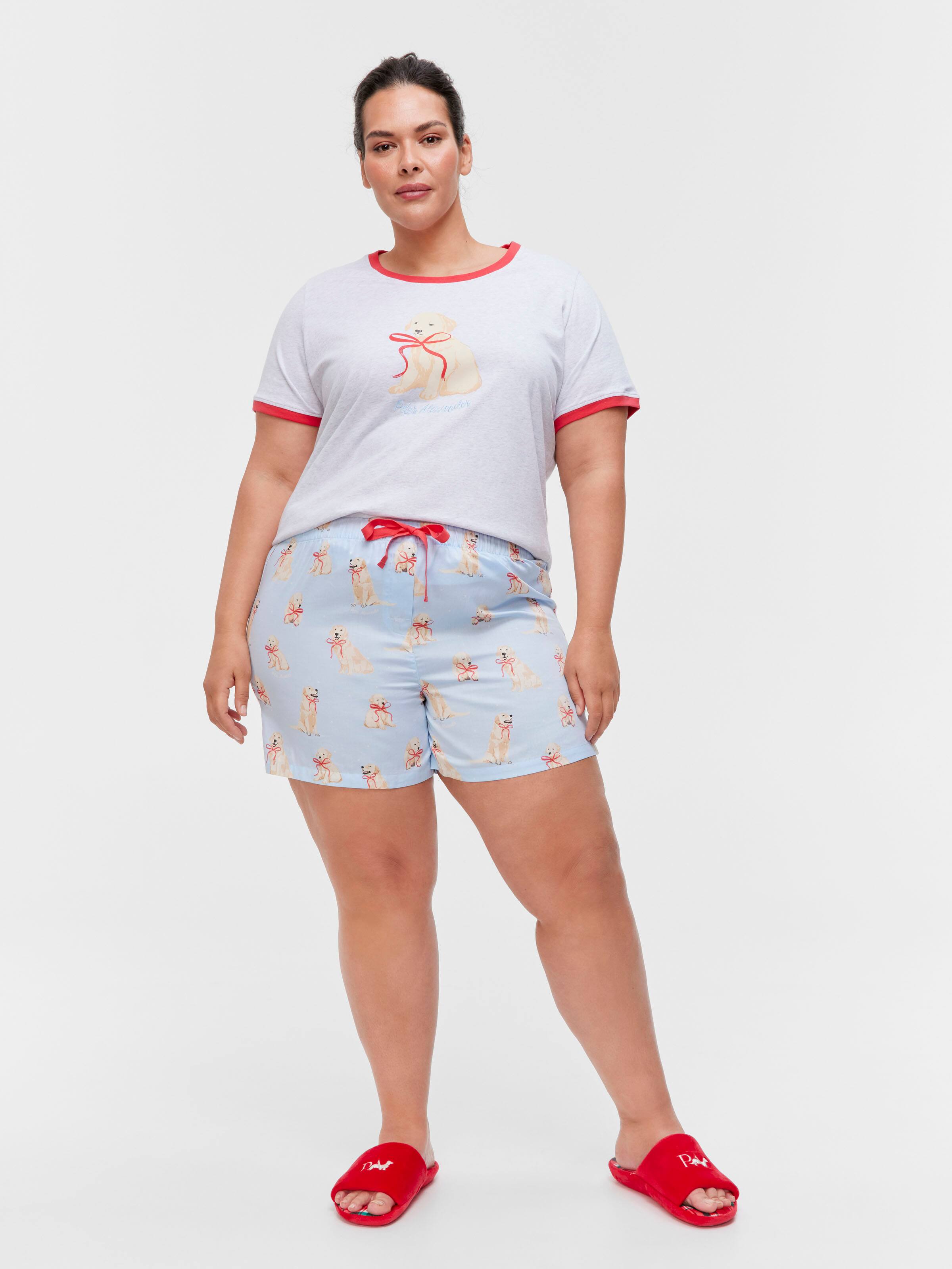 P.A. Plus Golden Retriever Bow 100% Cotton Mid Short