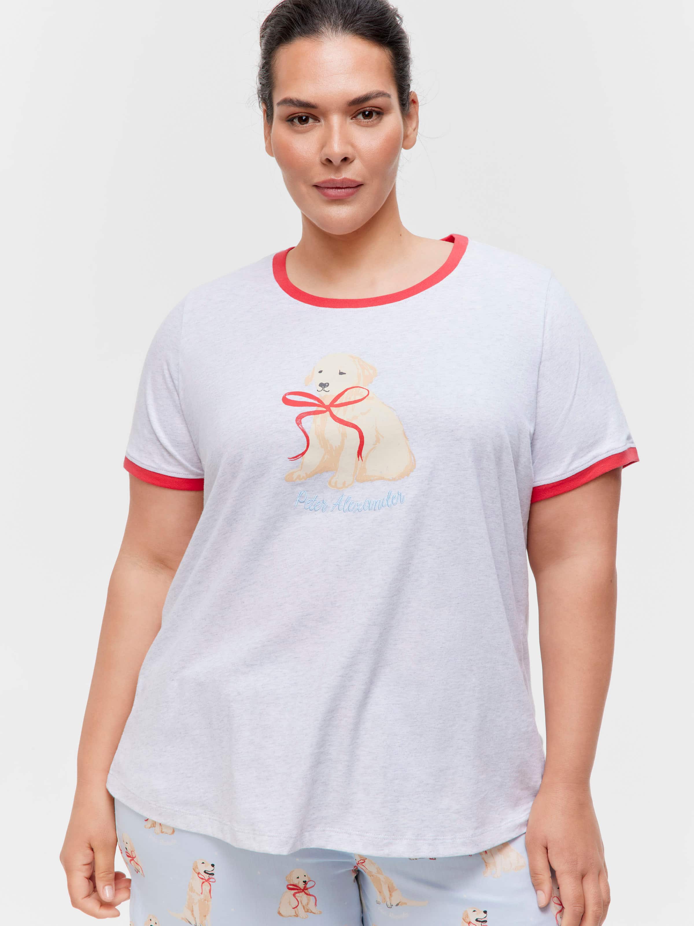 P.A. Plus Golden Retriever Bow 100% Cotton Tee