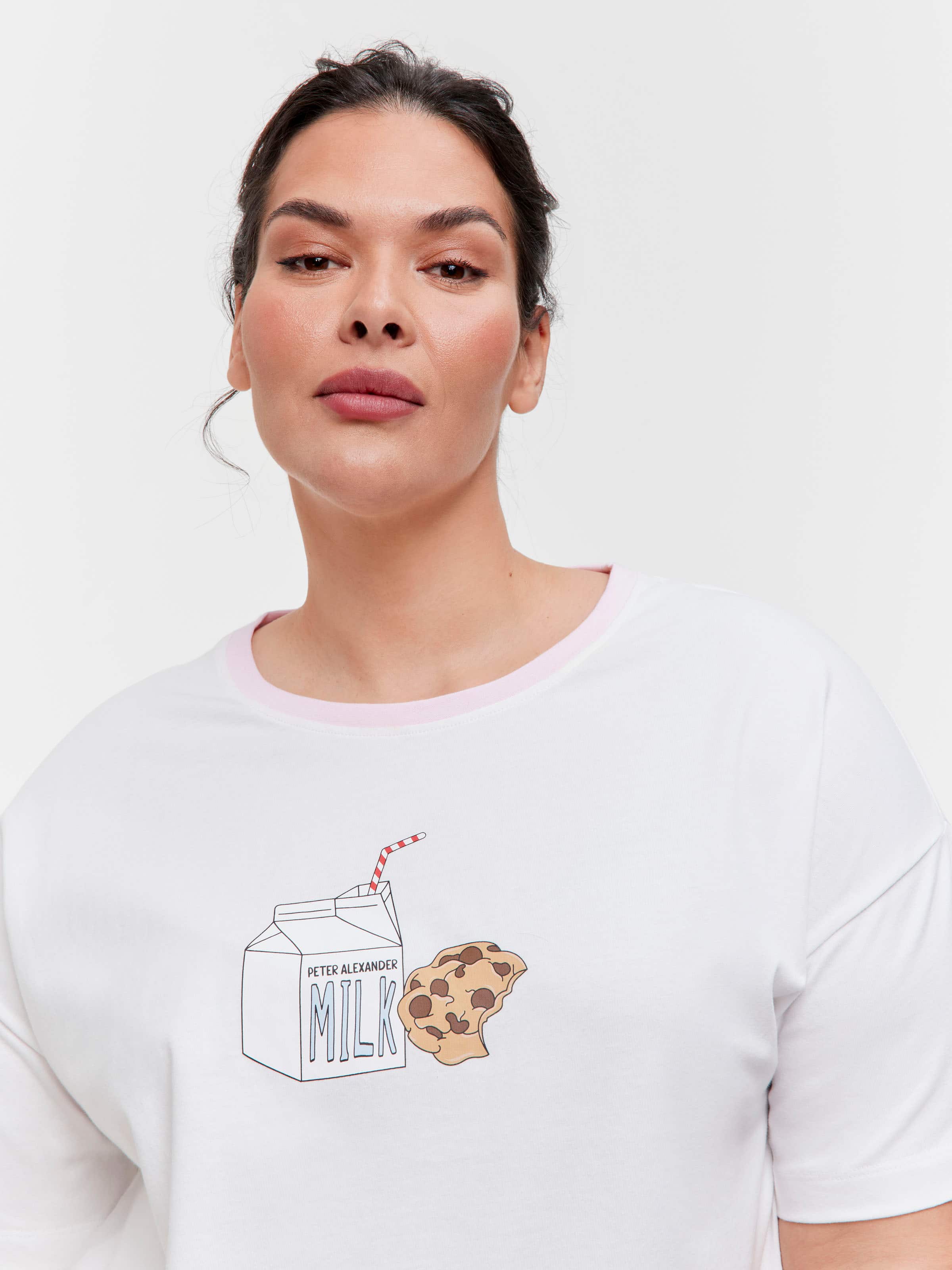 P.A. Plus Milk And Cookies 100% Cotton Tee