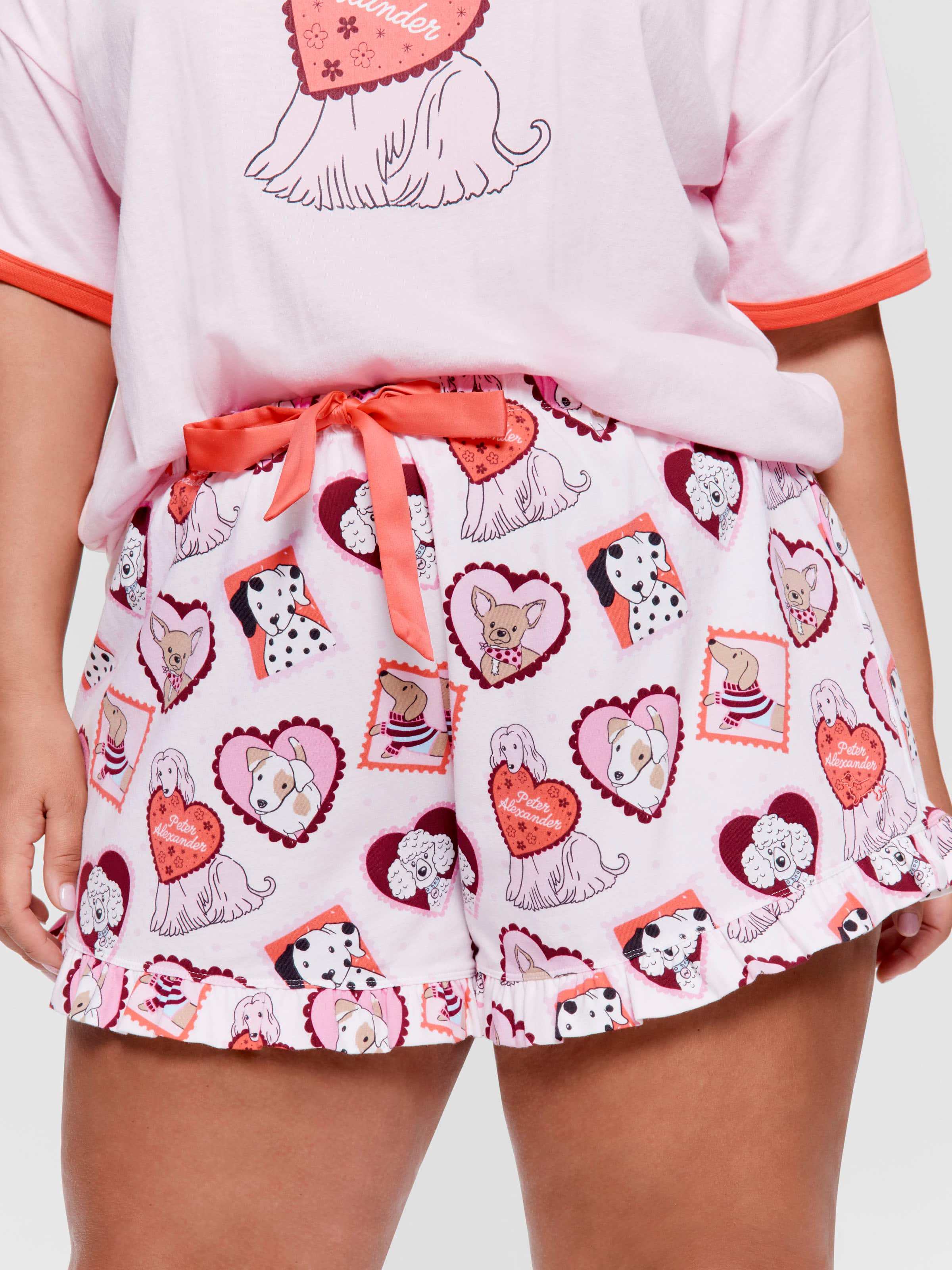 P.A. Plus Dog Stamp Flutter Mini Short