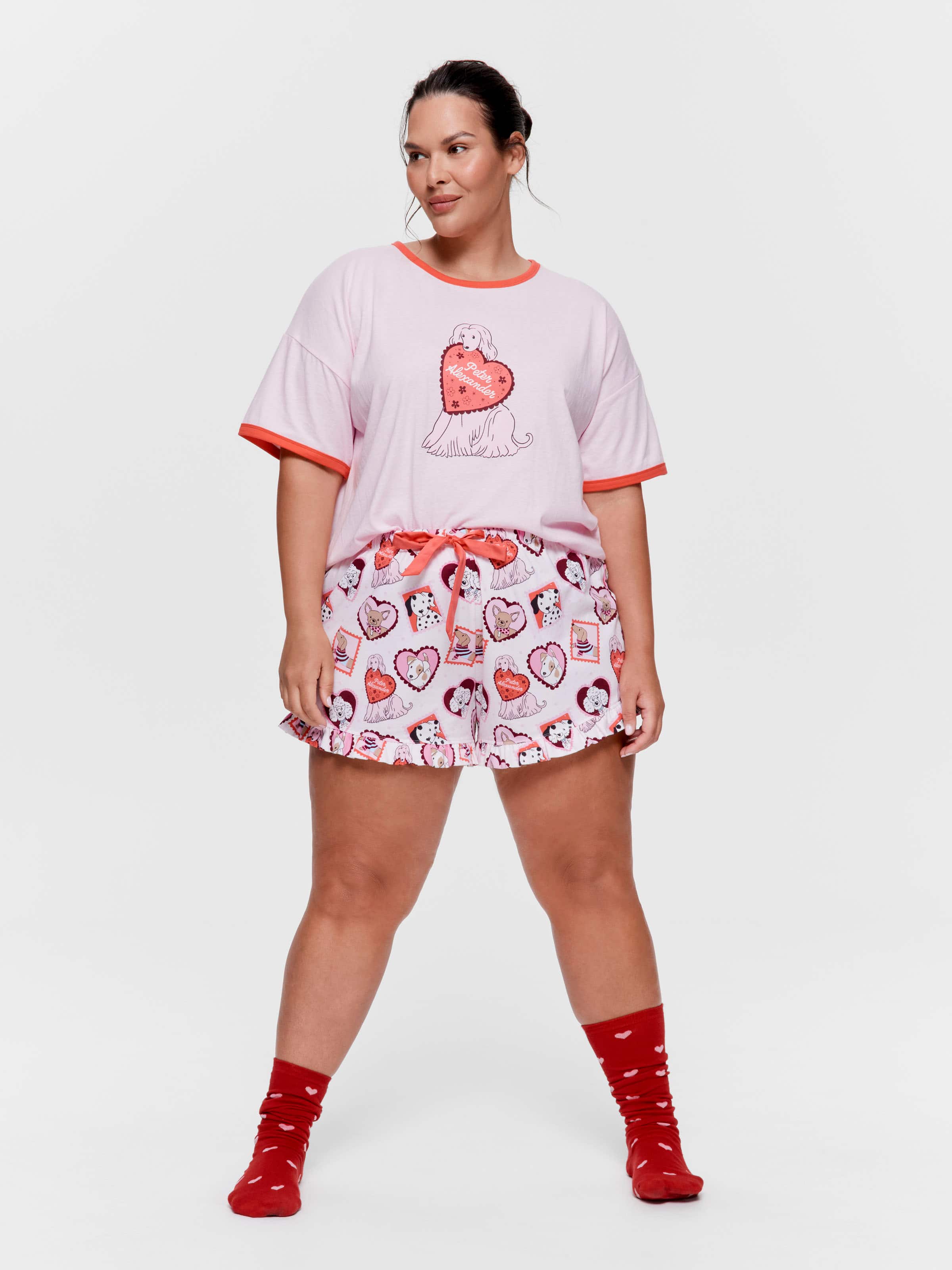 P.A. Plus Dog Stamp Flutter Mini Short