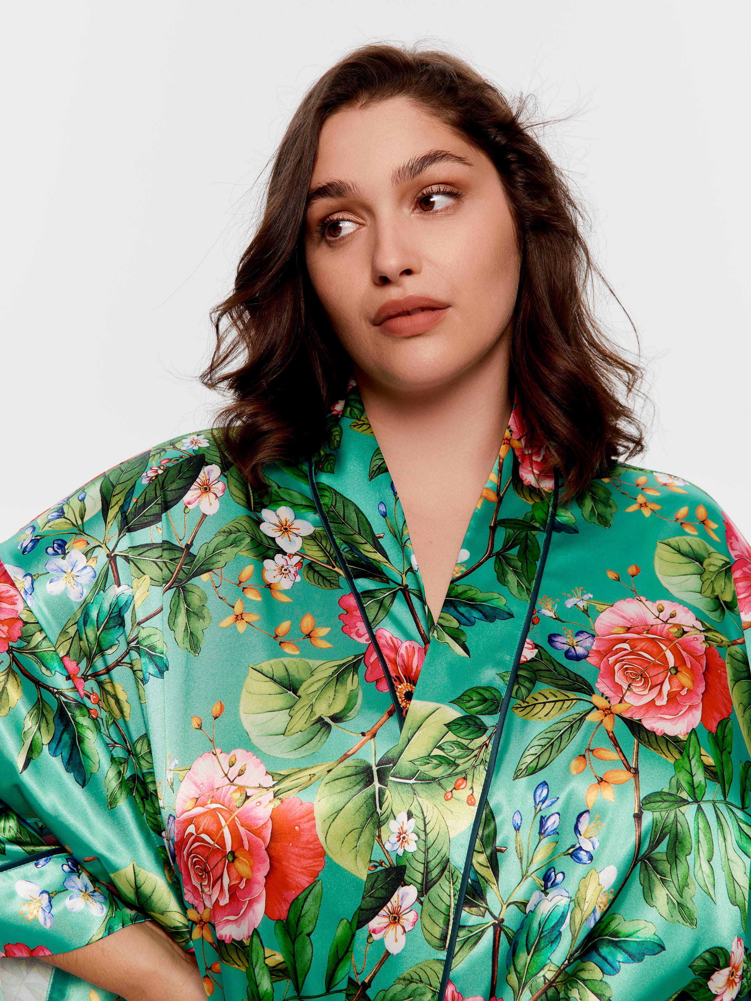 P.A. Plus Wallpaper Satin Fashion Gown