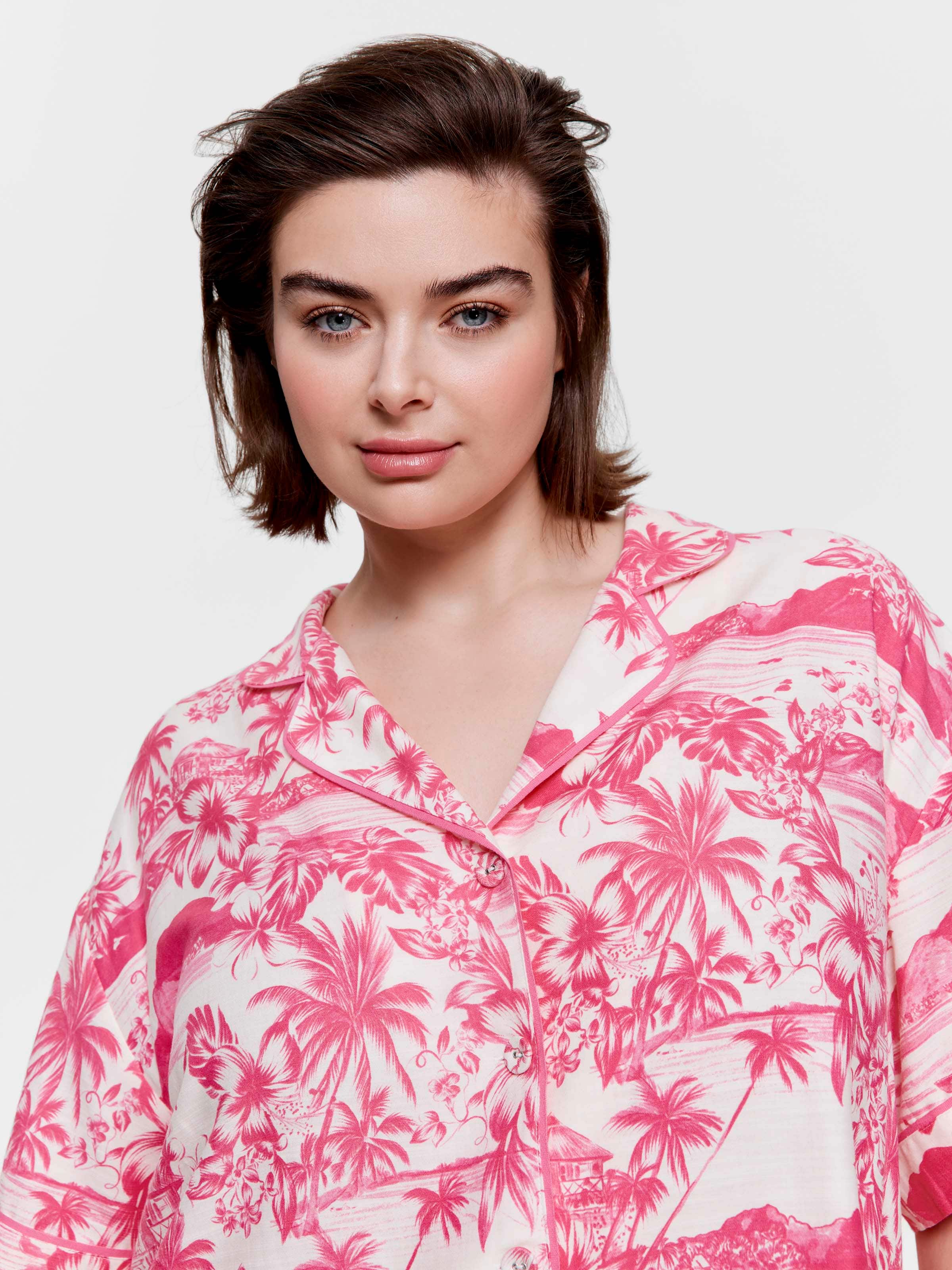 P.A. Plus Tropical Pink Shirt