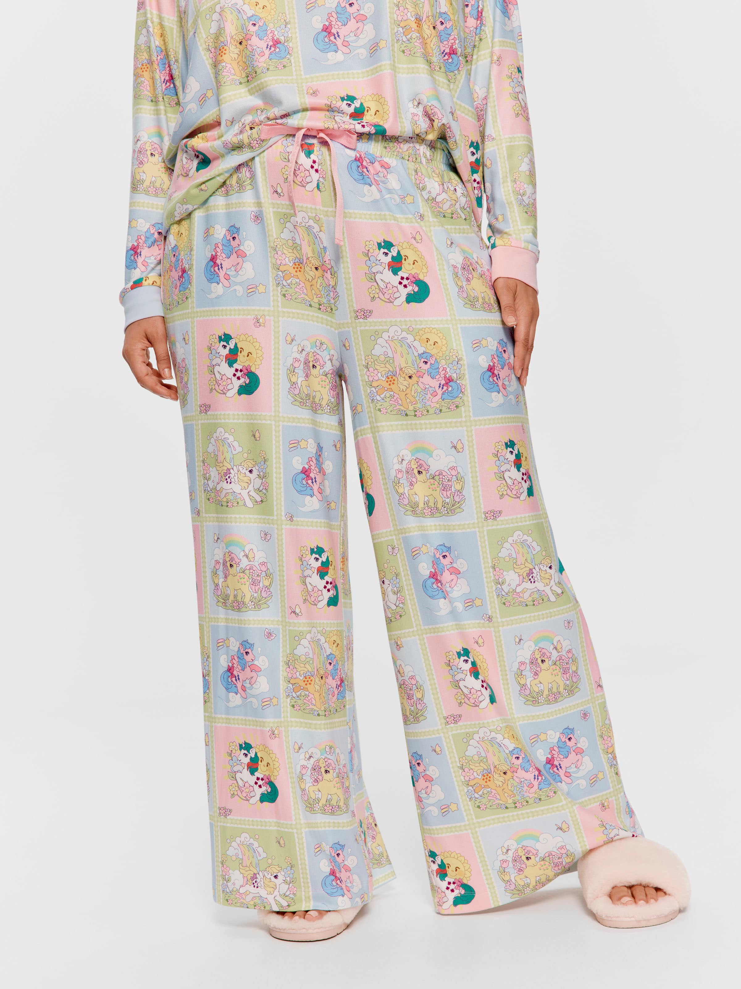 P.A. Plus My Little Pony Plush Wide Leg Pj Pant