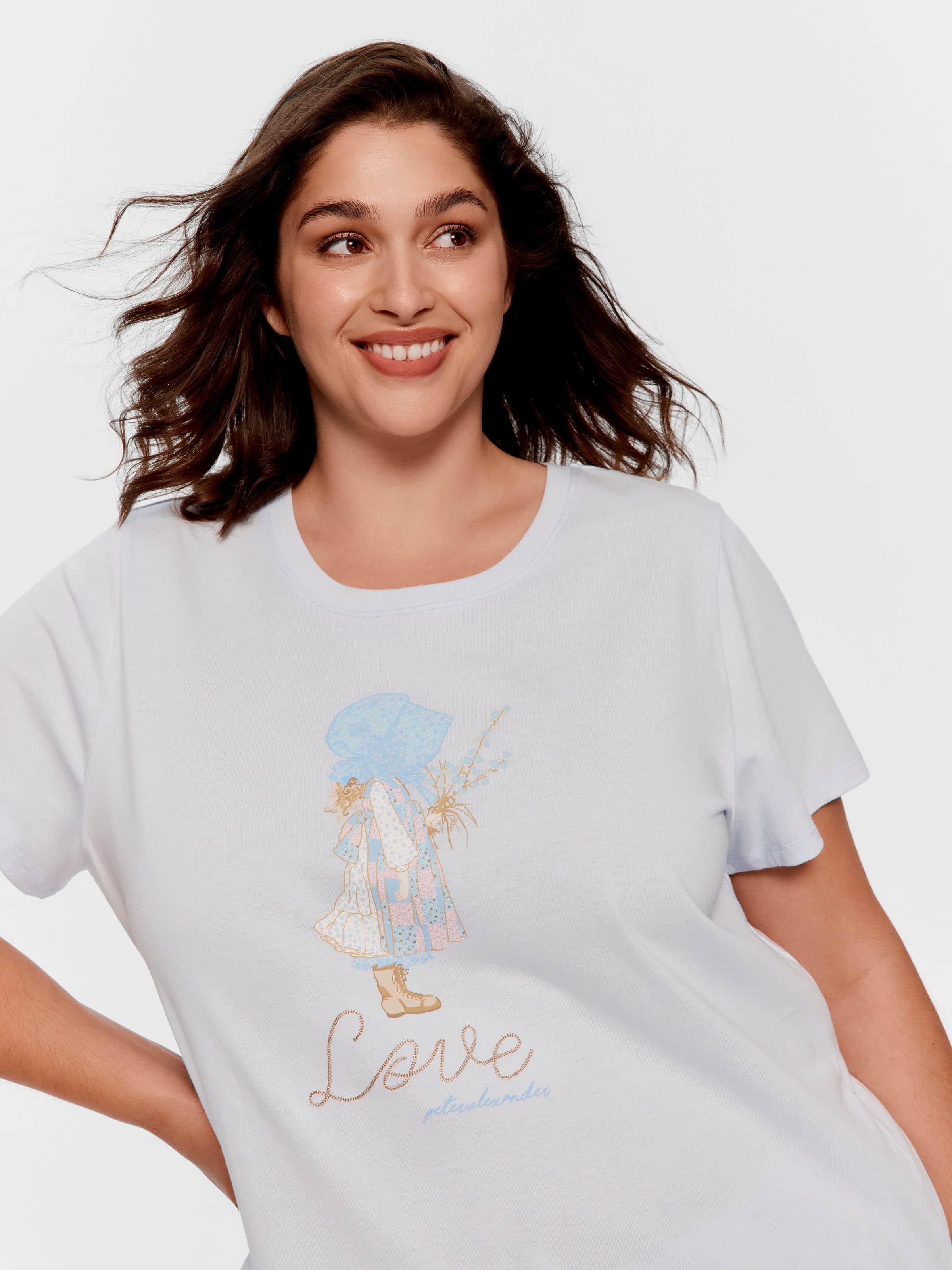 P.A. Plus Holly Hobbie 100% Cotton Tee