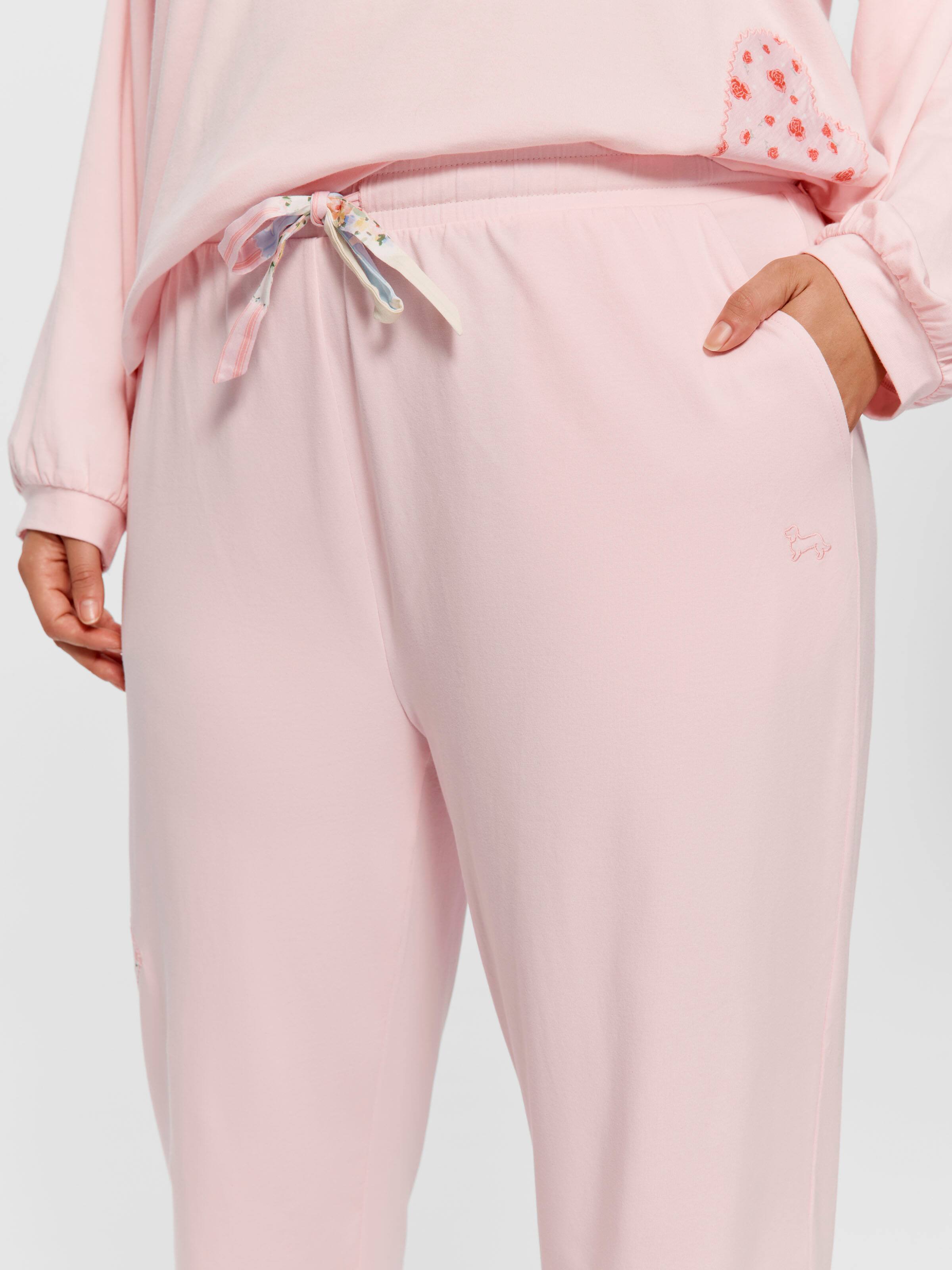 P.A. Plus Pink Patchwork Track Pj Pant