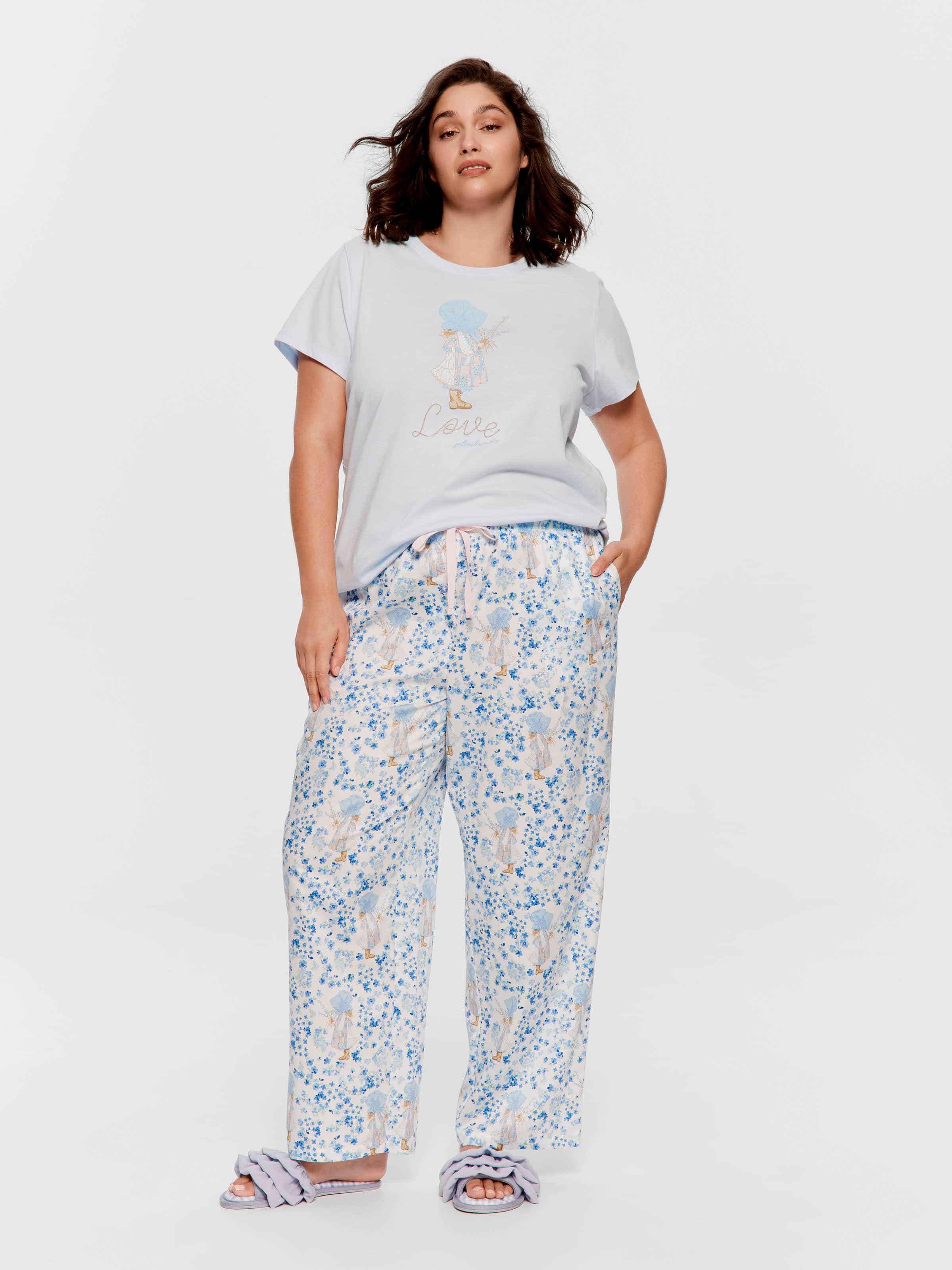 P.A. Plus Holly Hobbie 100% Cotton Classic Pj Pant