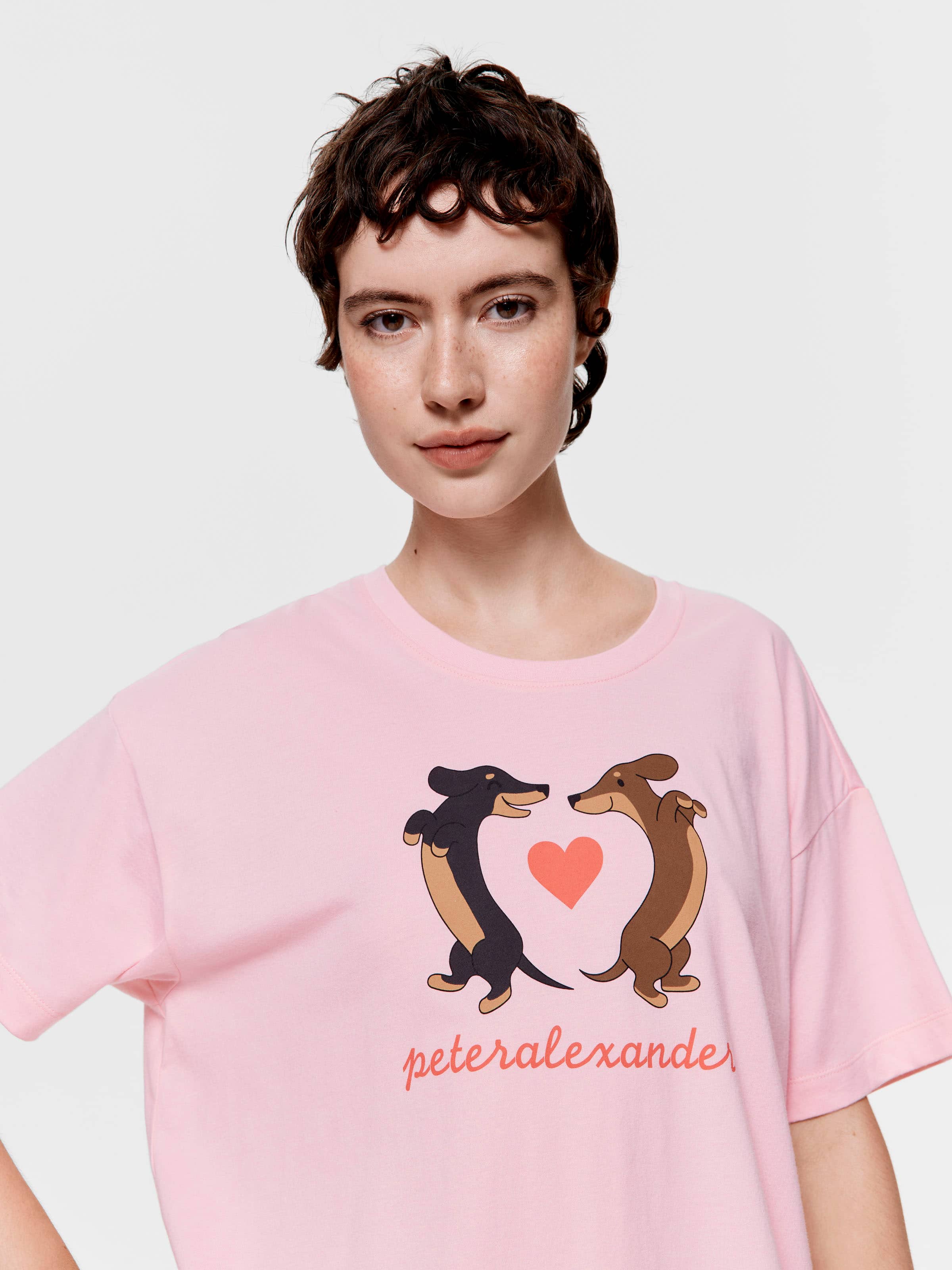 Dachshund Love Slim Sleep Tee
