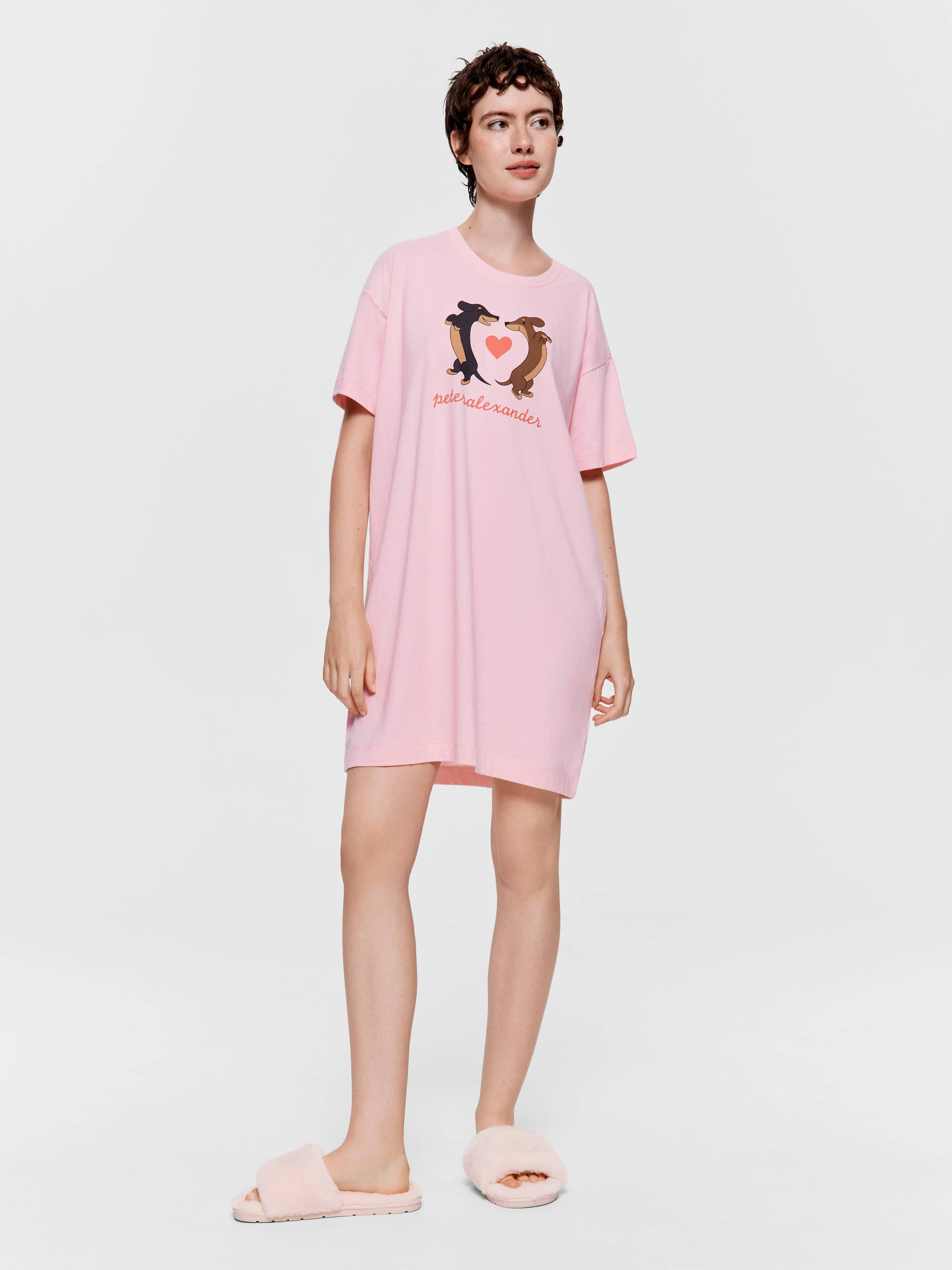 Dachshund Love Slim Sleep Tee