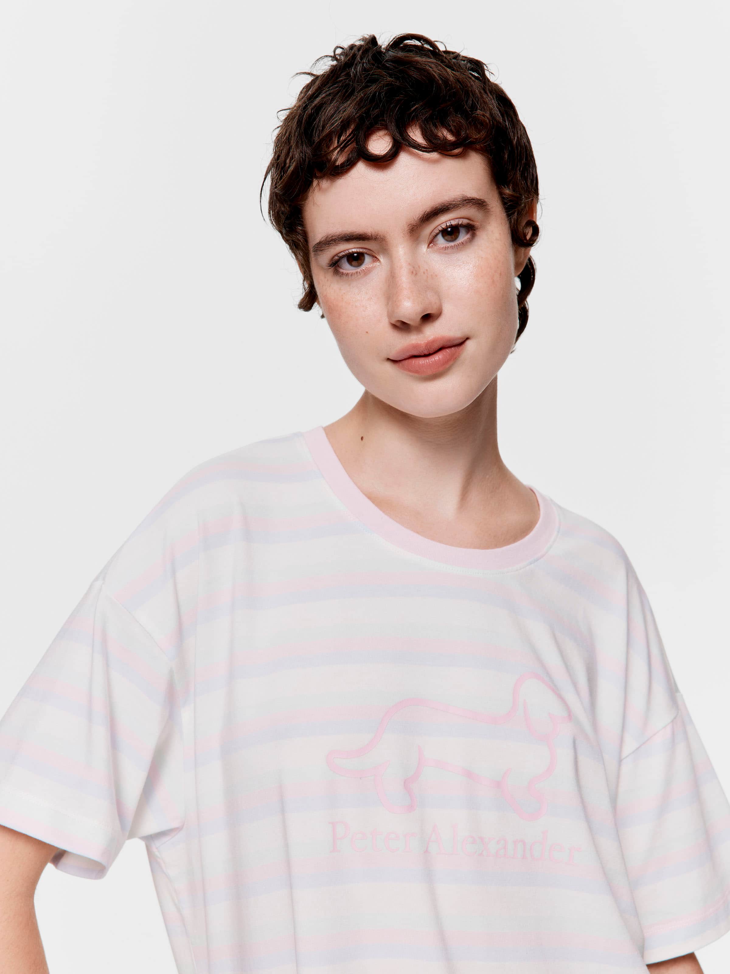 Stripe Penny Slim Sleep Tee