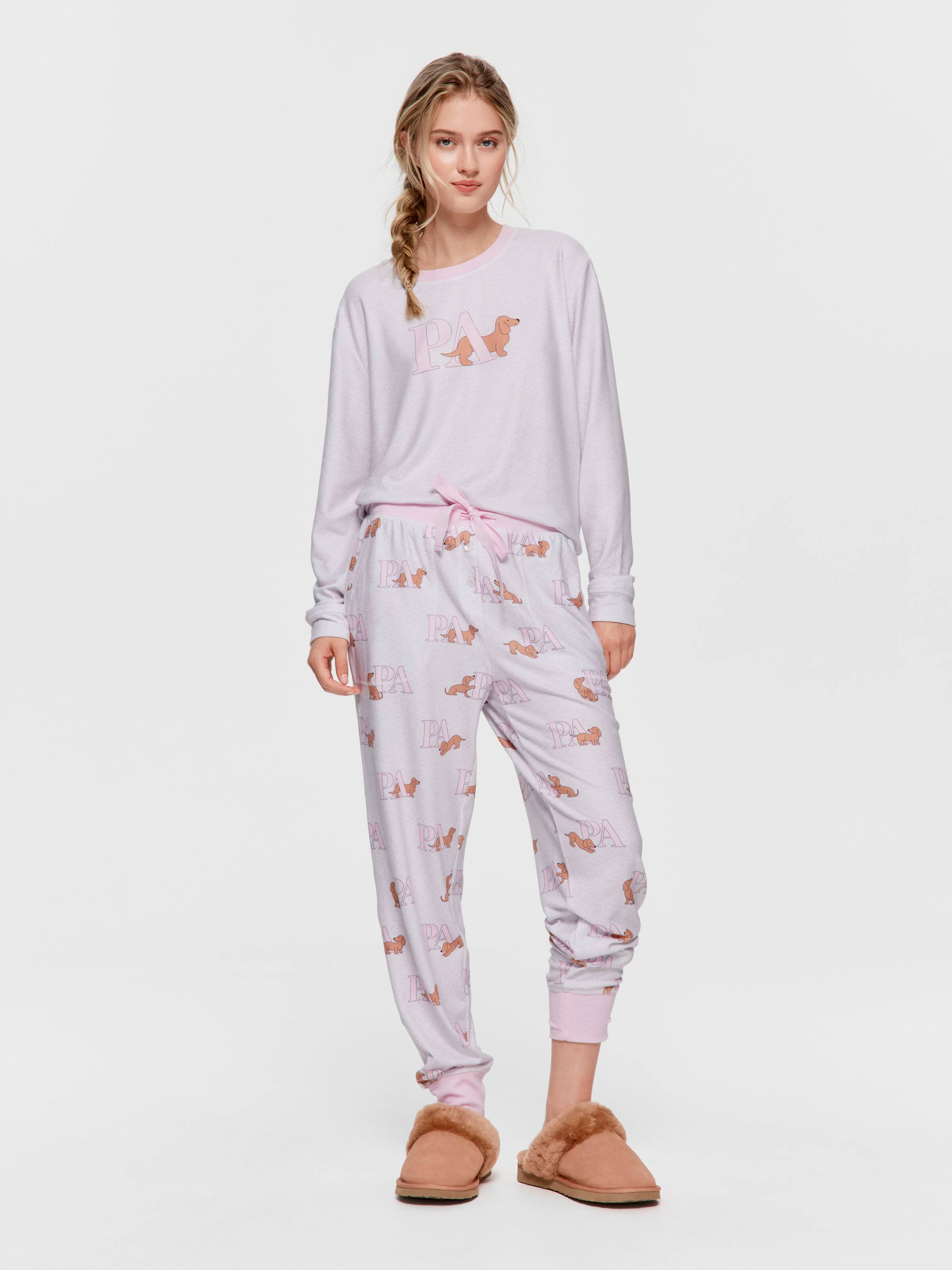 Penny Logo Plush Easy Pj Pant