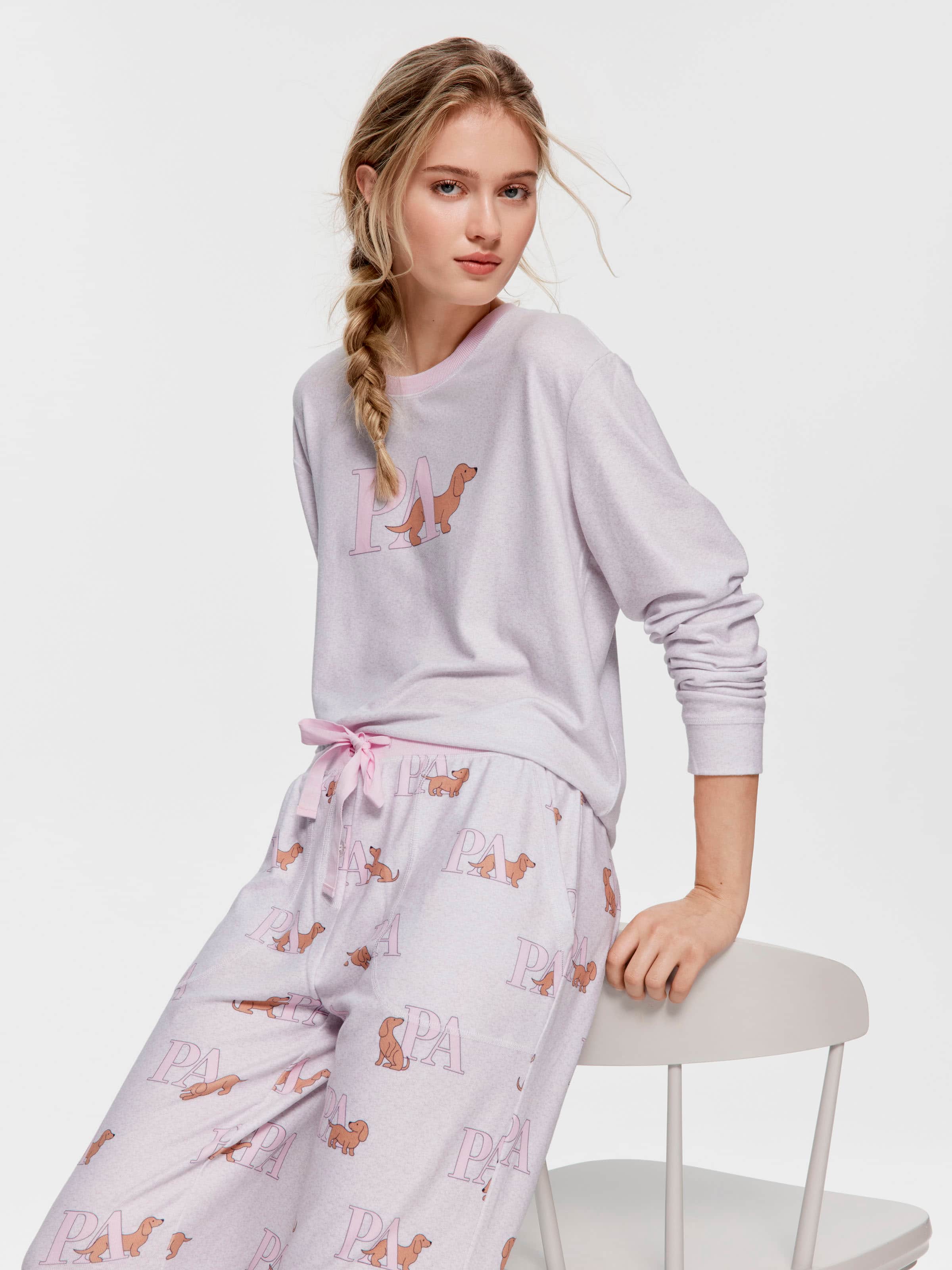Penny Logo Plush Easy Pj Pant