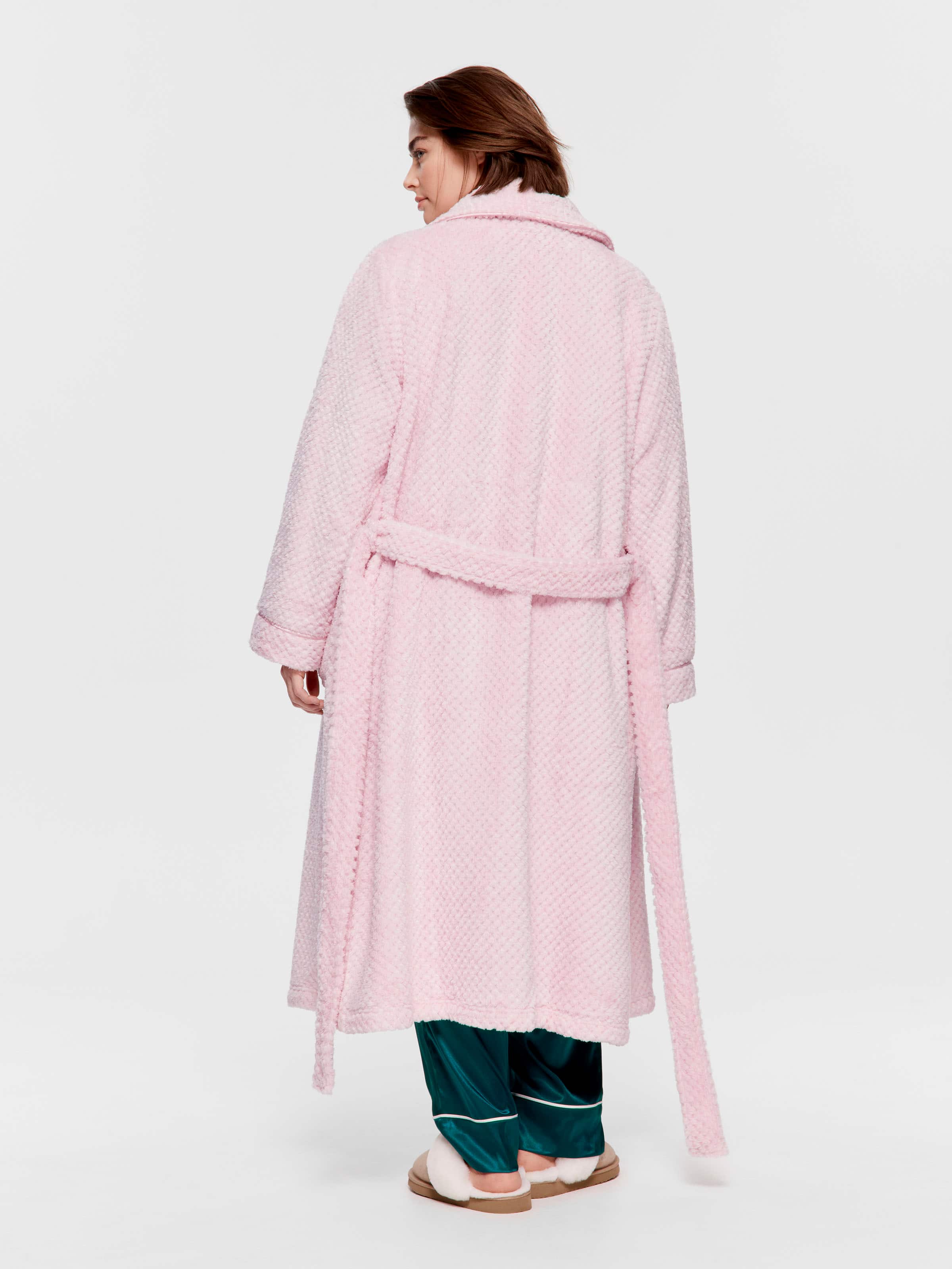 P.A. Plus Pink Jacquard Gown