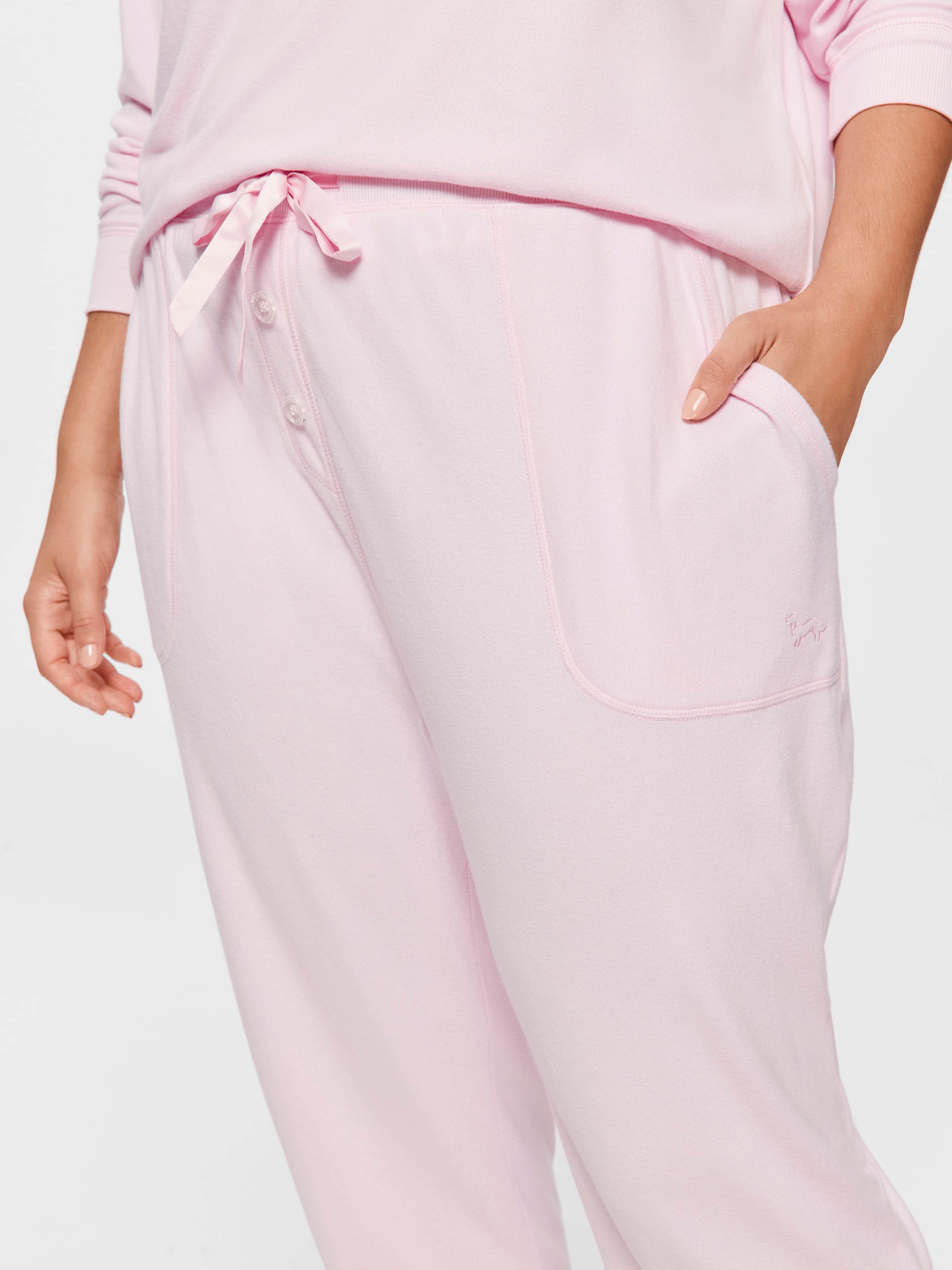 P.A. Plus Pink Plush Easy Pj Pant