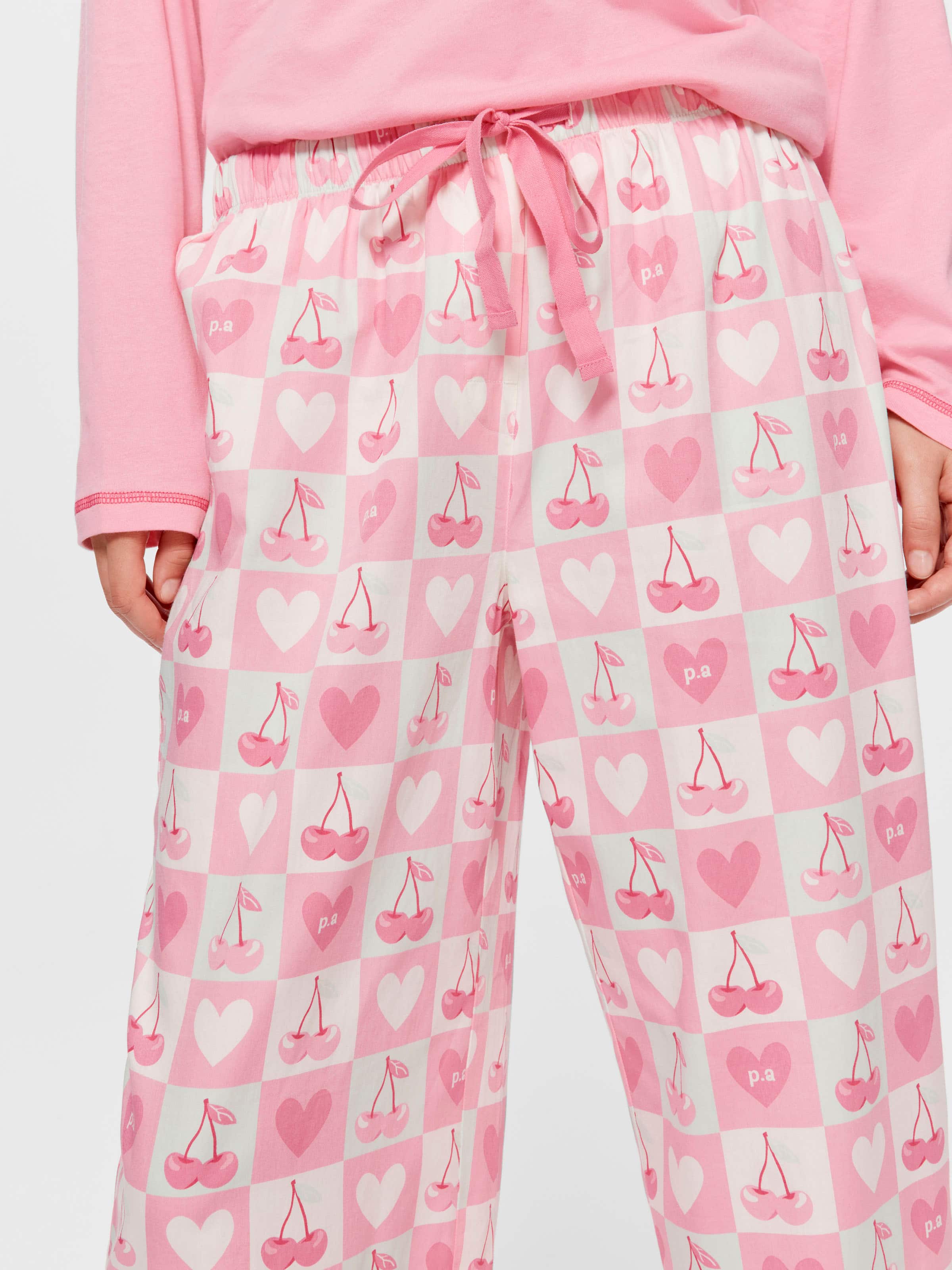 Cherry Heart 100% Cotton Classic Pj Pant