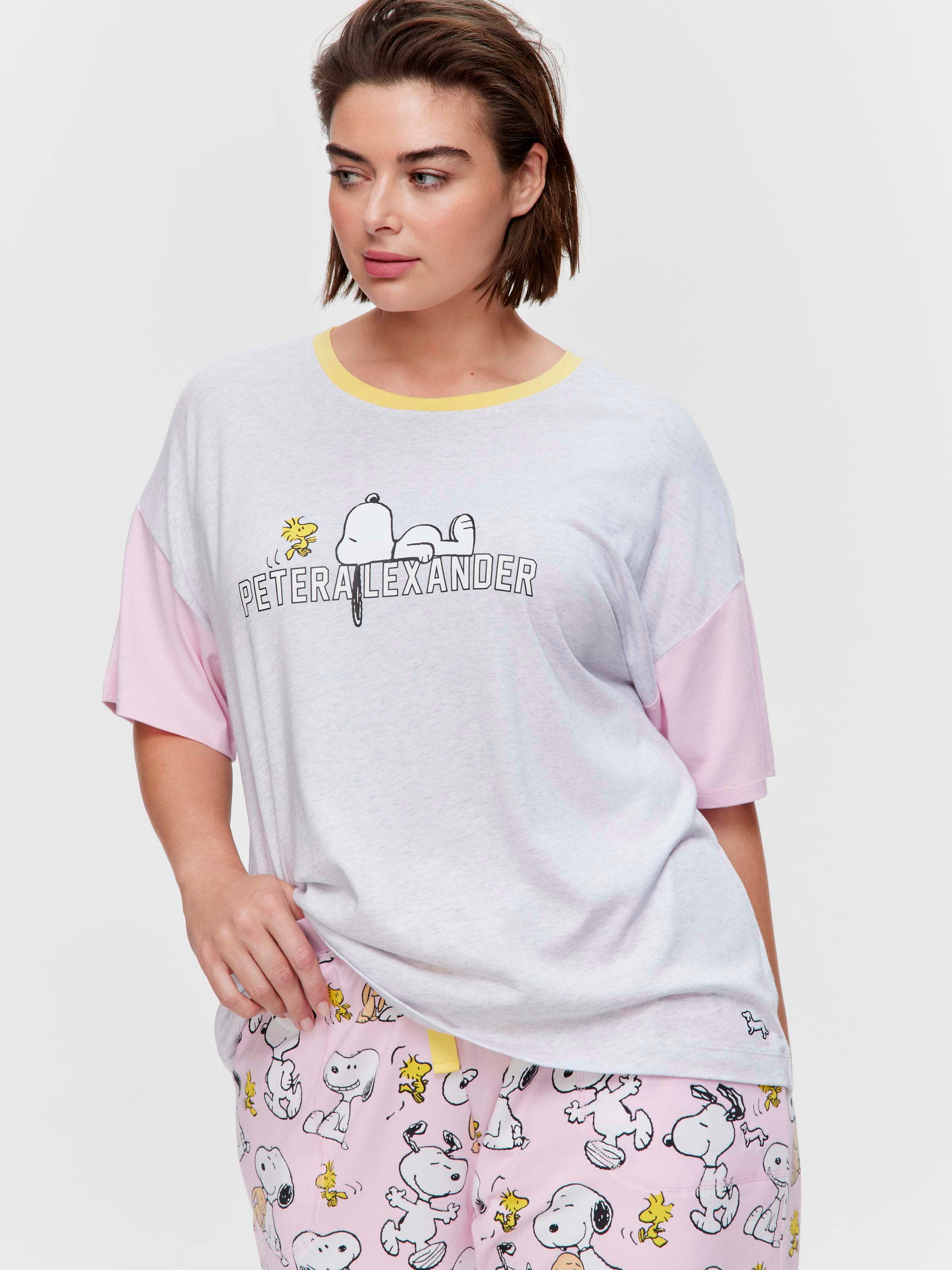 P.A. Plus Snoopy Hugs Oversized Tee